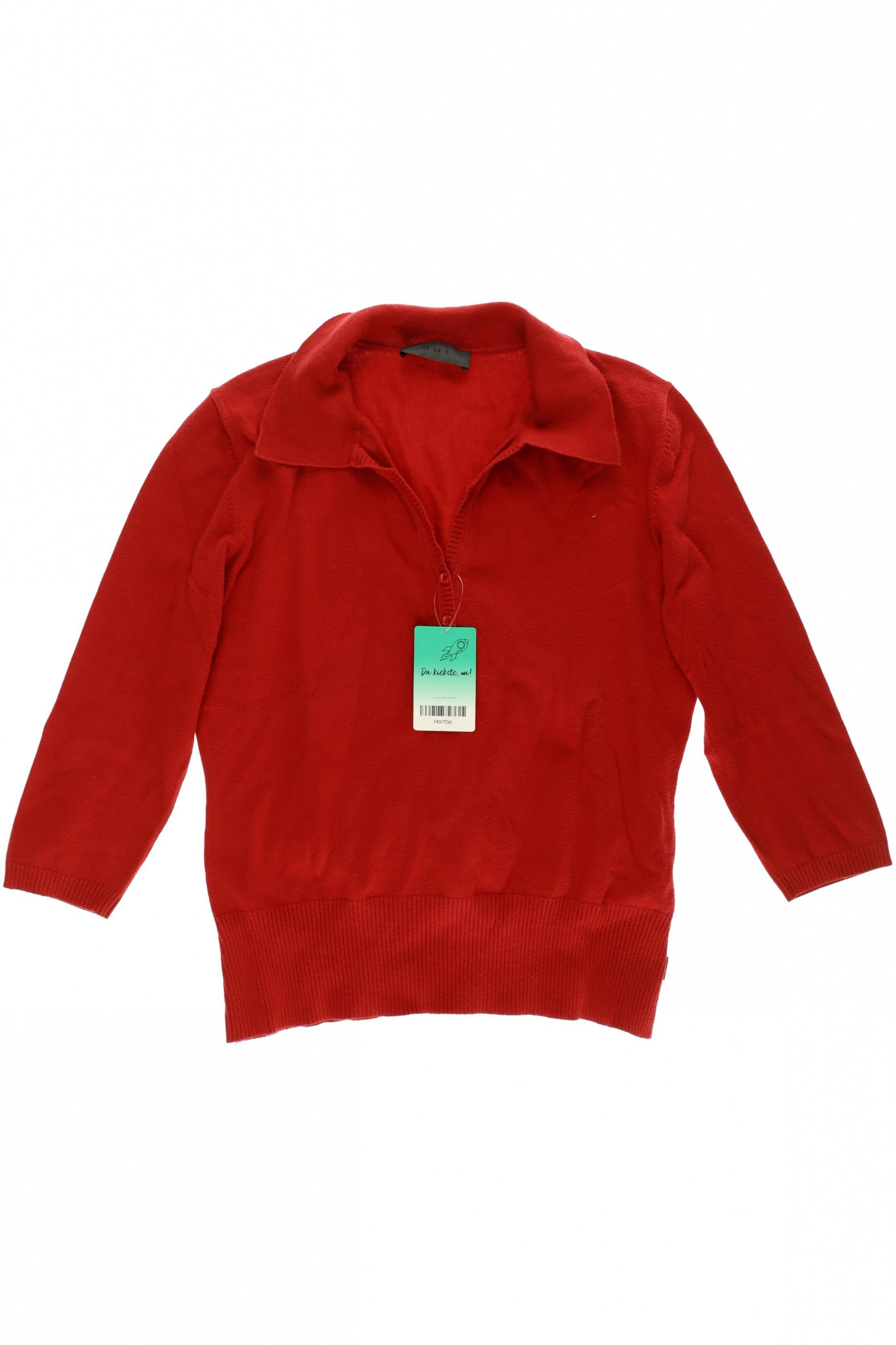 

Oui Damen Pullover, rot, Gr. 42