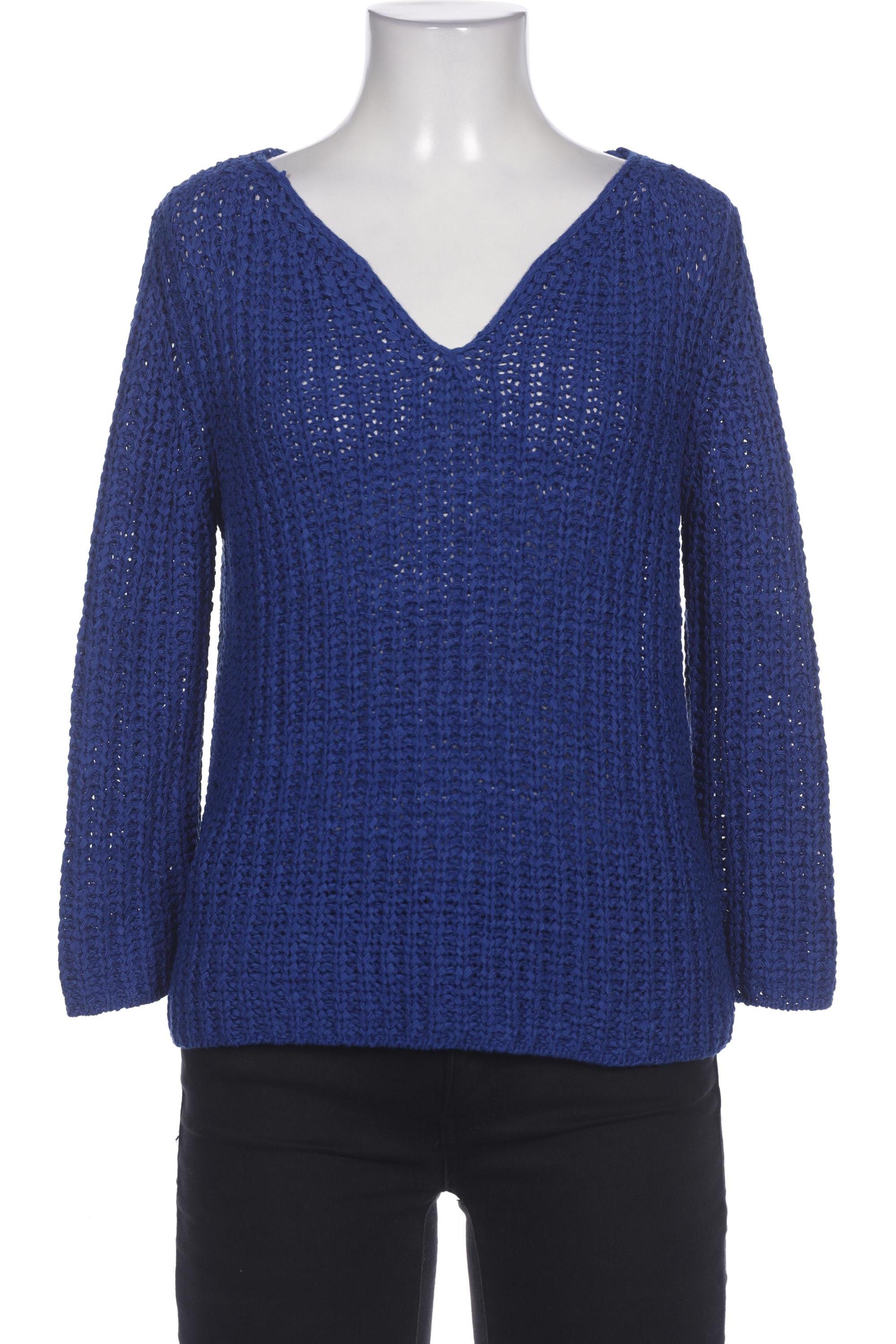 

Oui Damen Pullover, blau, Gr. 34