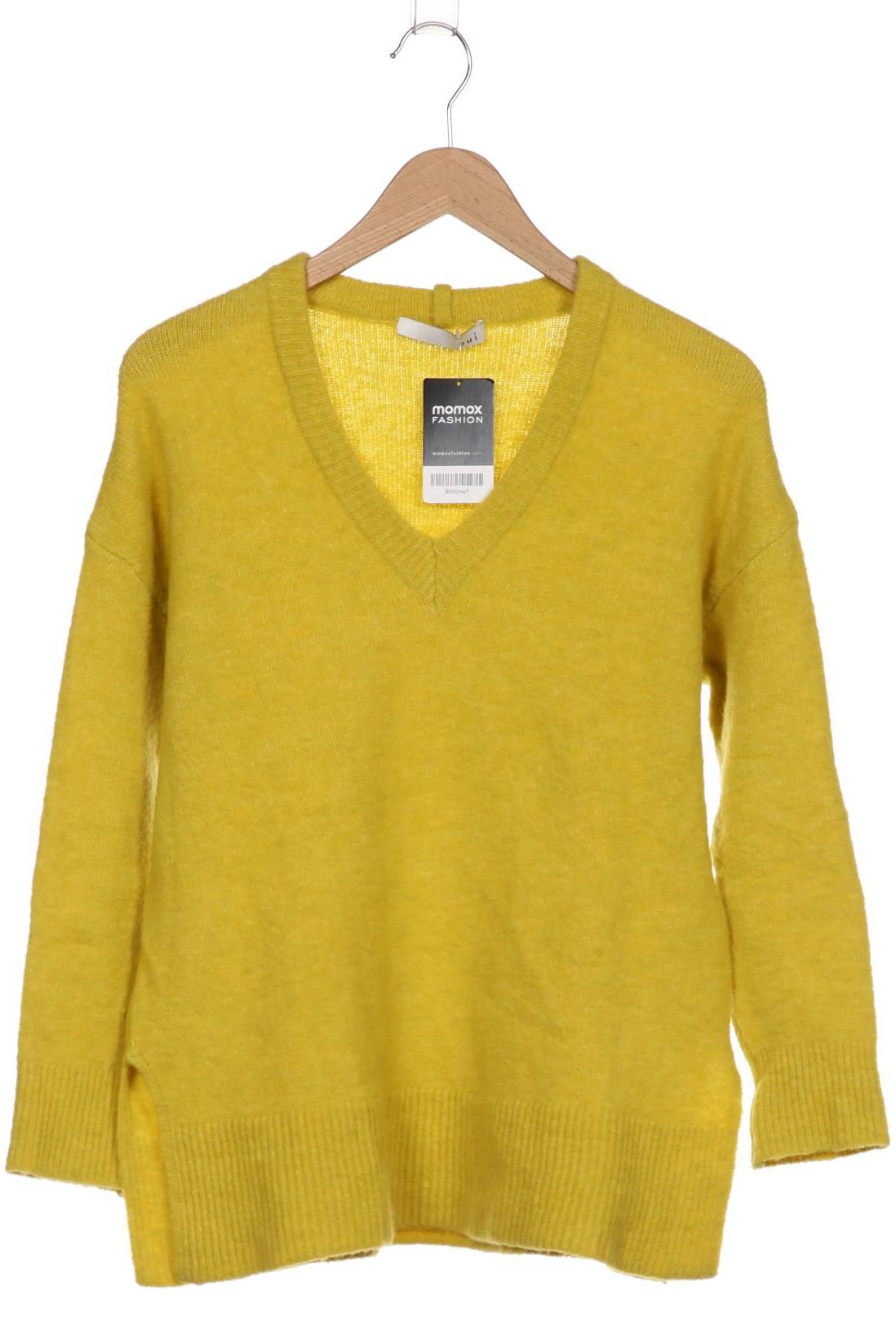 

Oui Damen Pullover, gelb