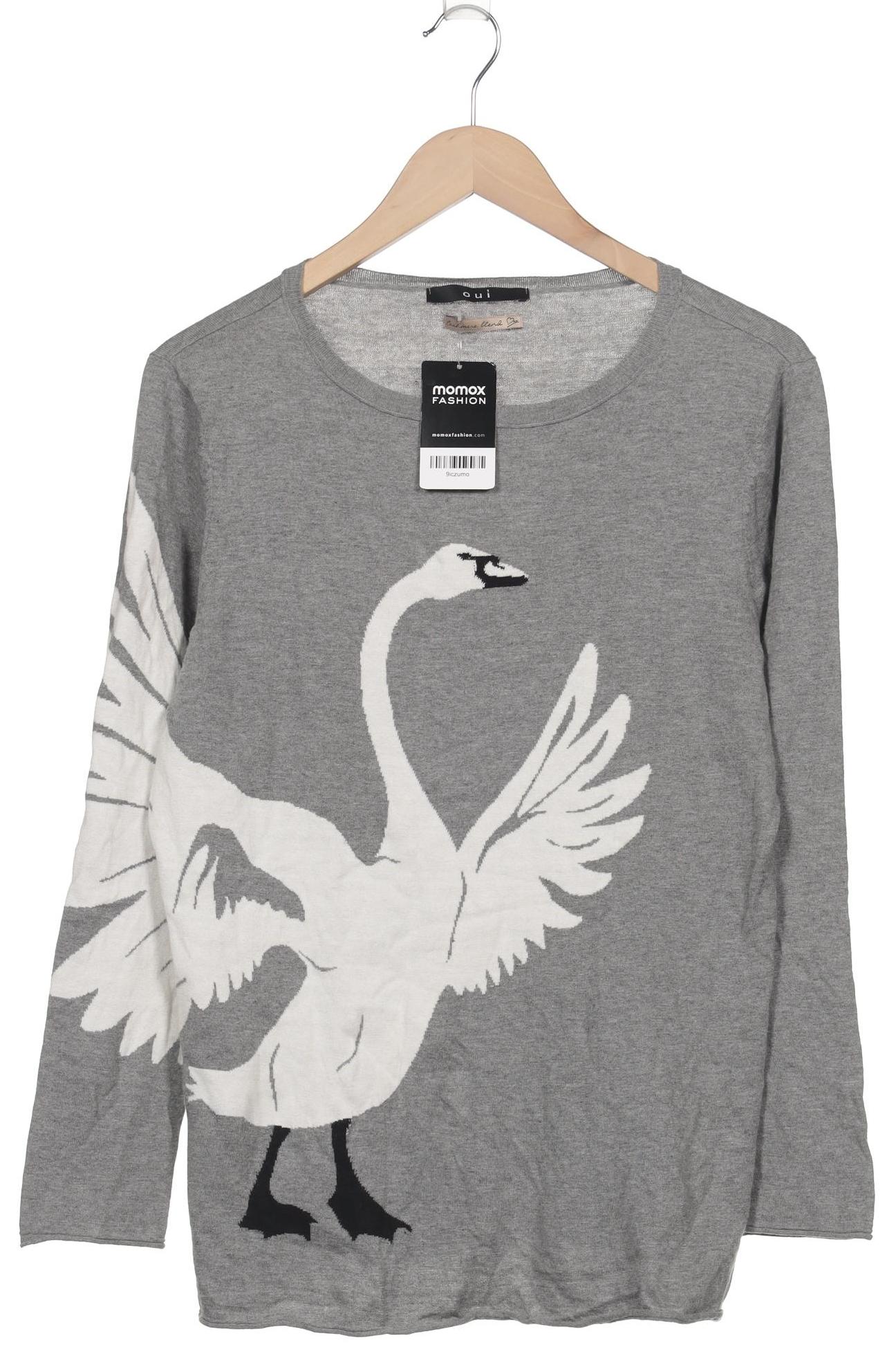 

Oui Damen Pullover, grau, Gr. 42