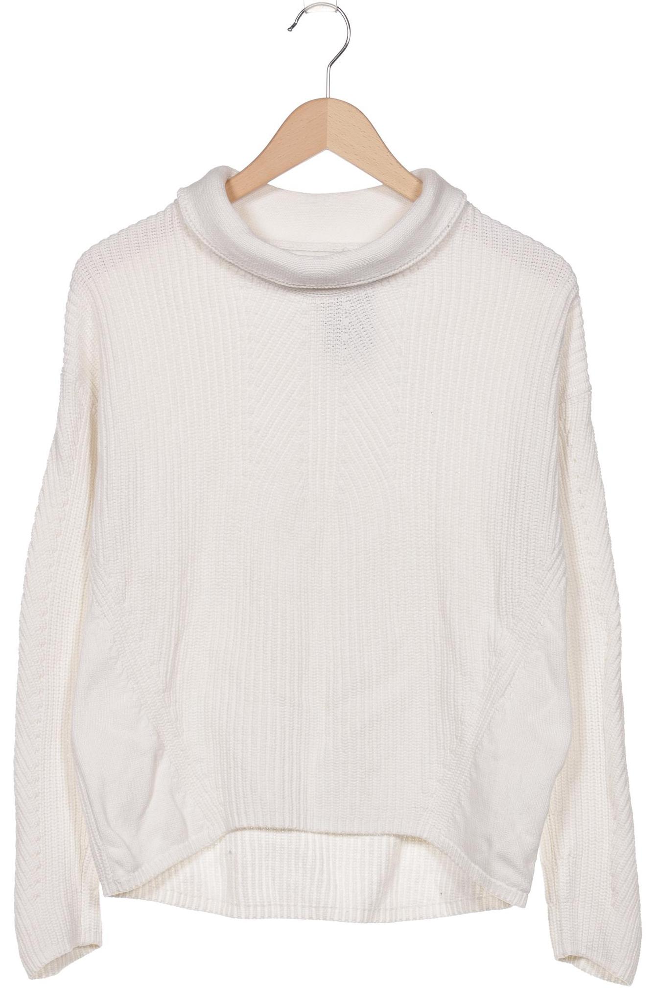 

Oui Damen Pullover, weiß, Gr. 34