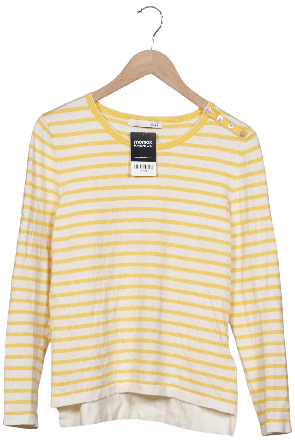 

Oui Damen Pullover, gelb, Gr. 40