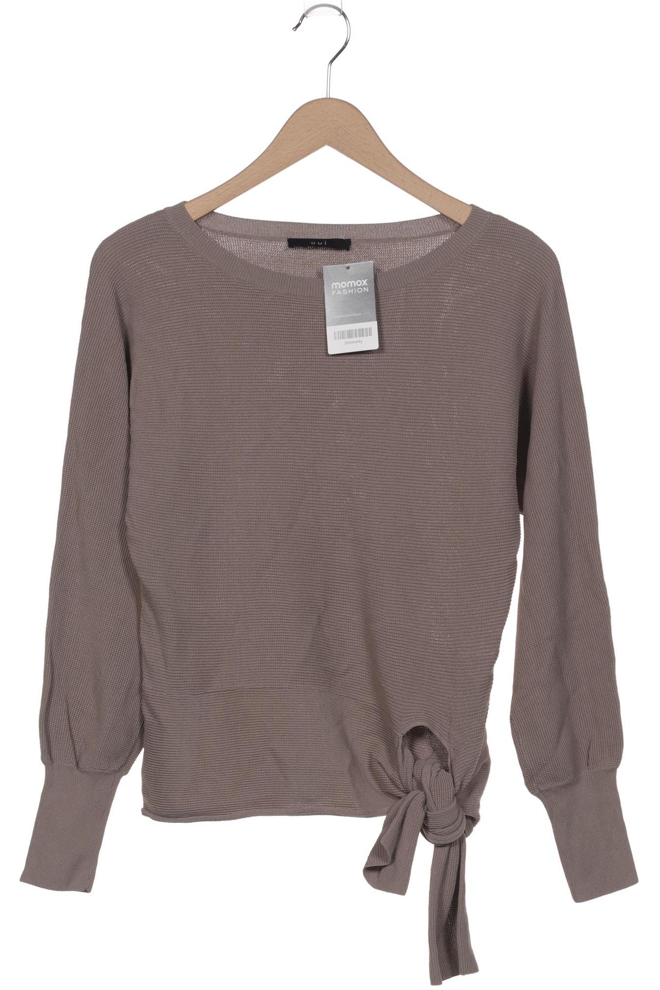 

Oui Damen Pullover, grau, Gr. 36