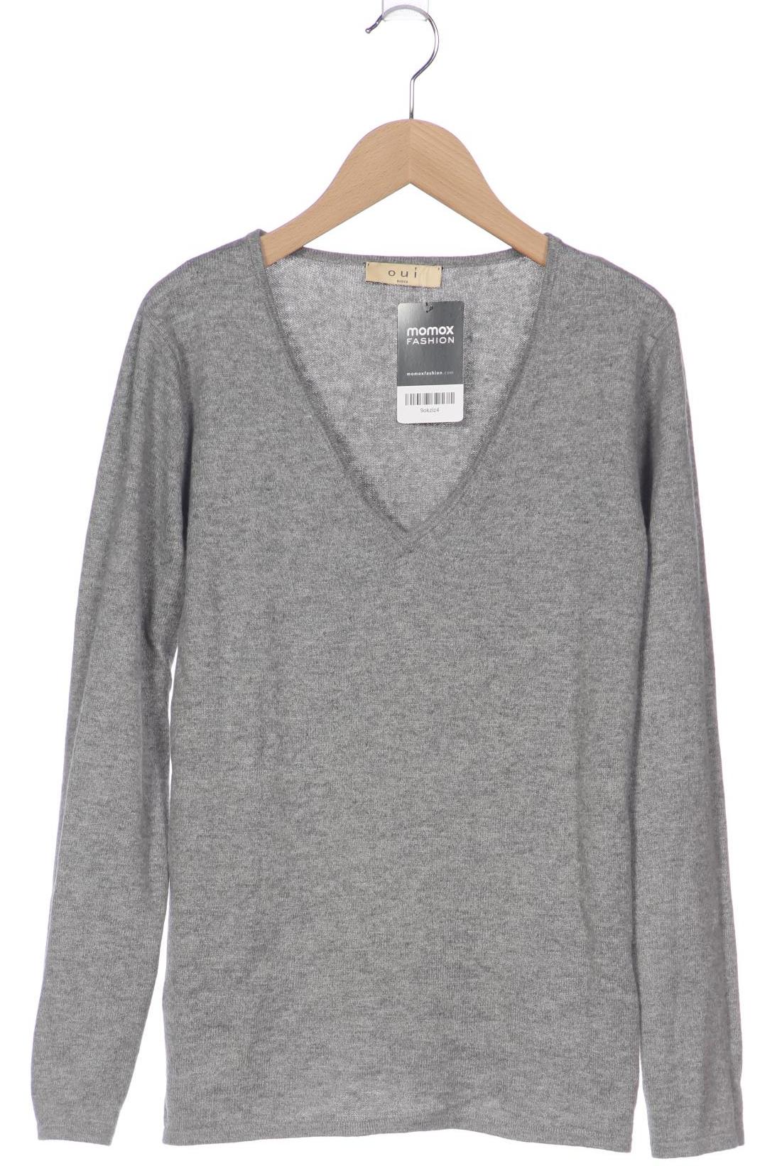

Oui Damen Pullover, grau, Gr. 36