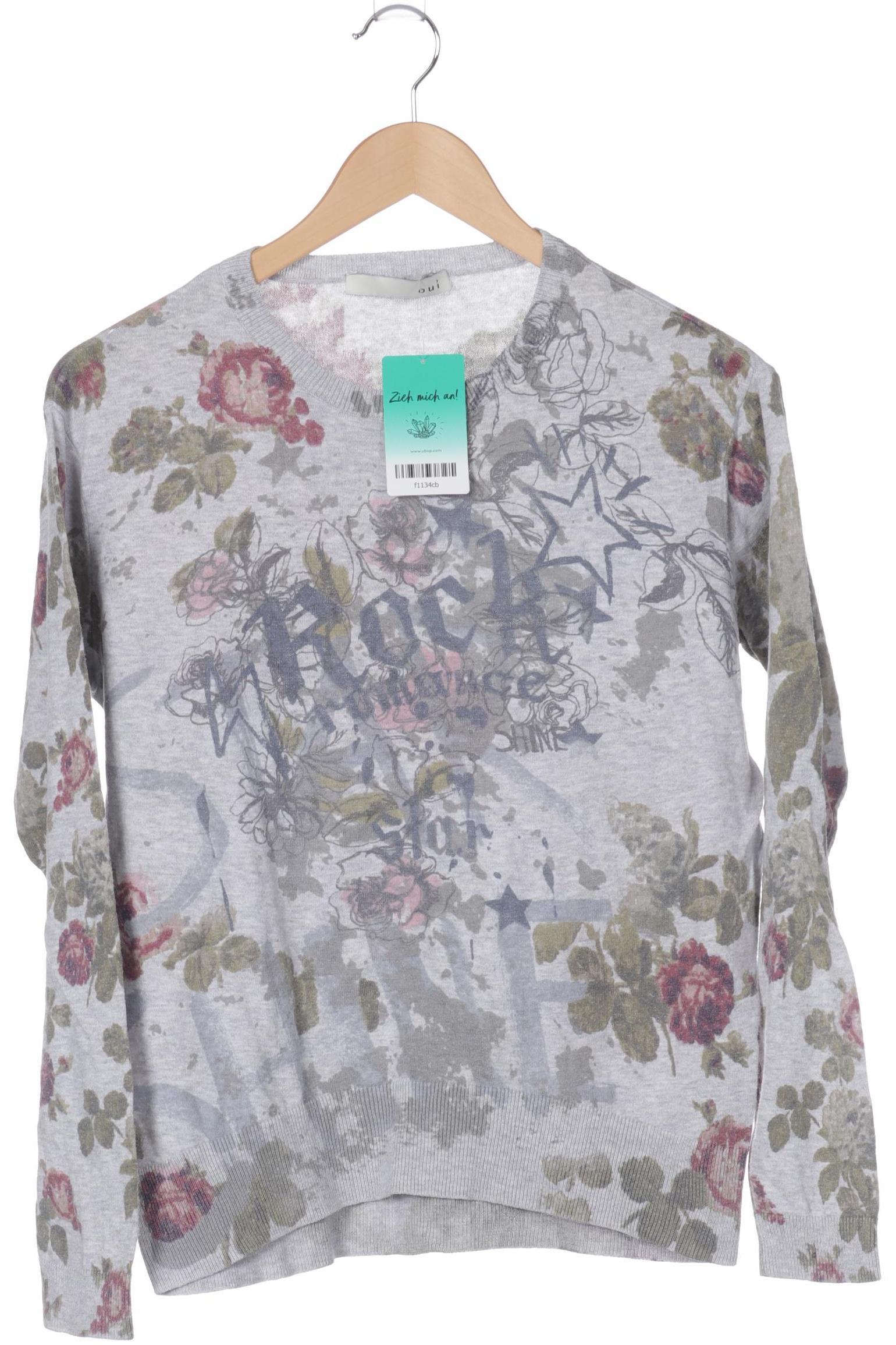 

Oui Damen Pullover, grau, Gr. 34