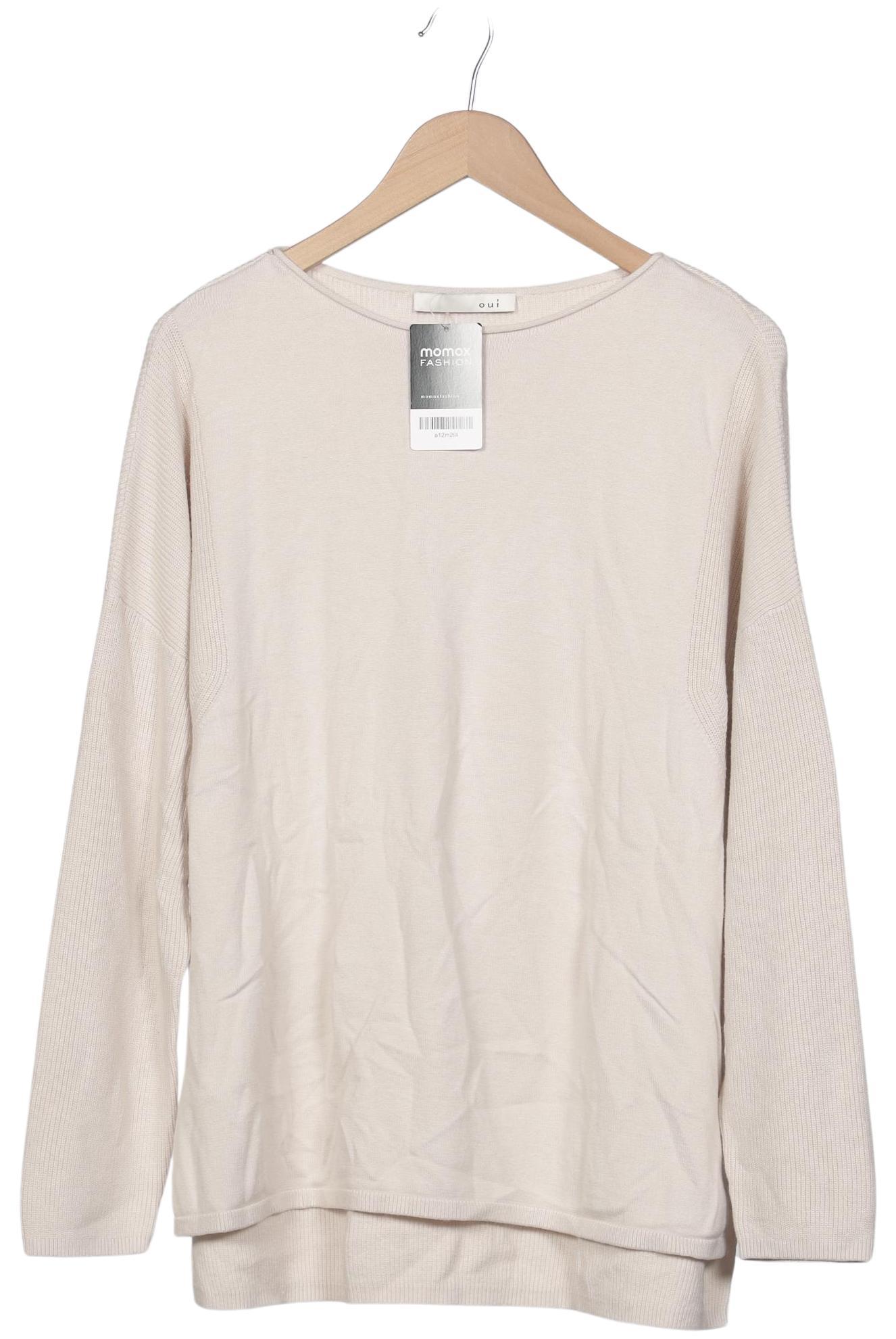 

Oui Damen Pullover, beige, Gr. 46