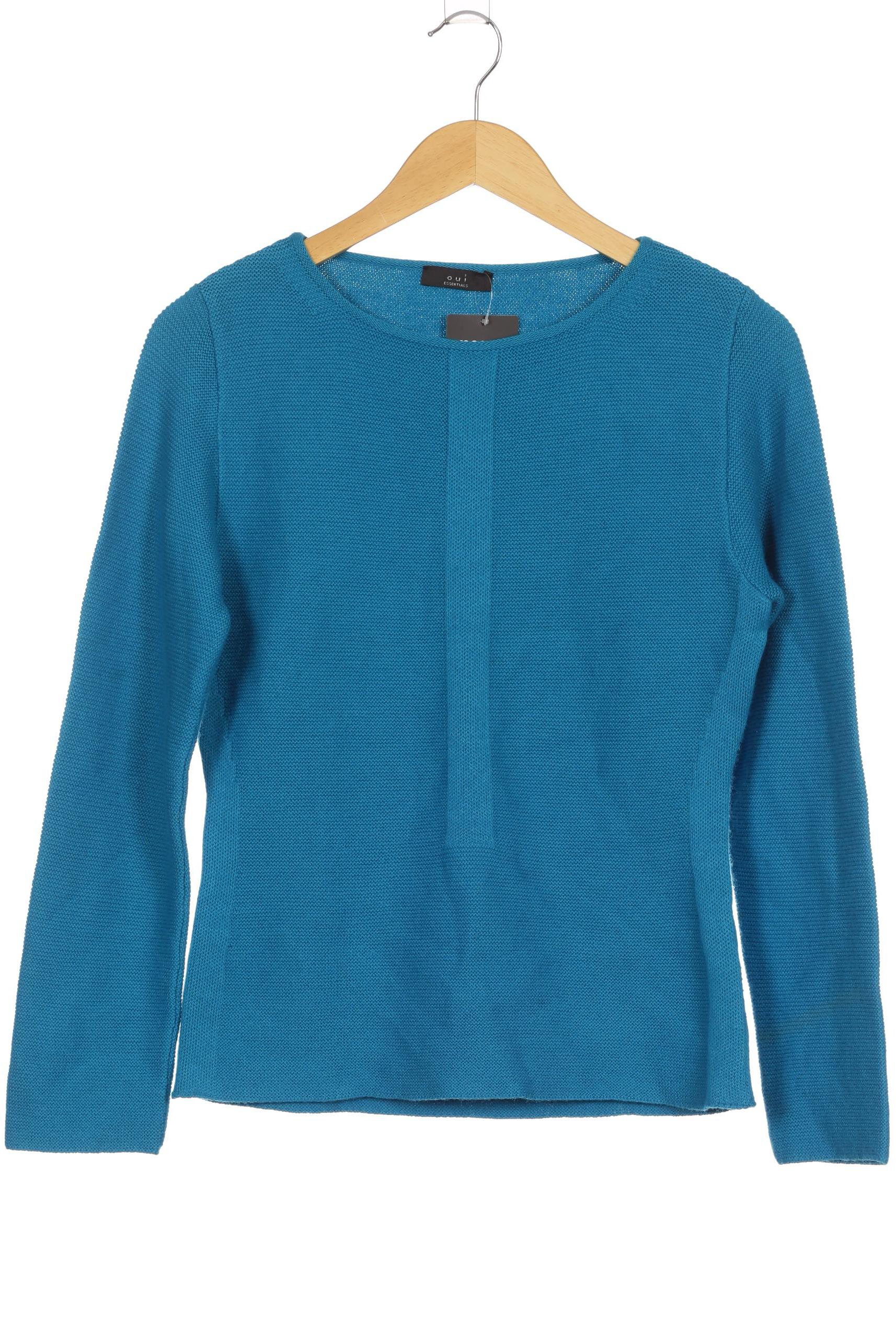 

Oui Damen Pullover, blau, Gr. 42