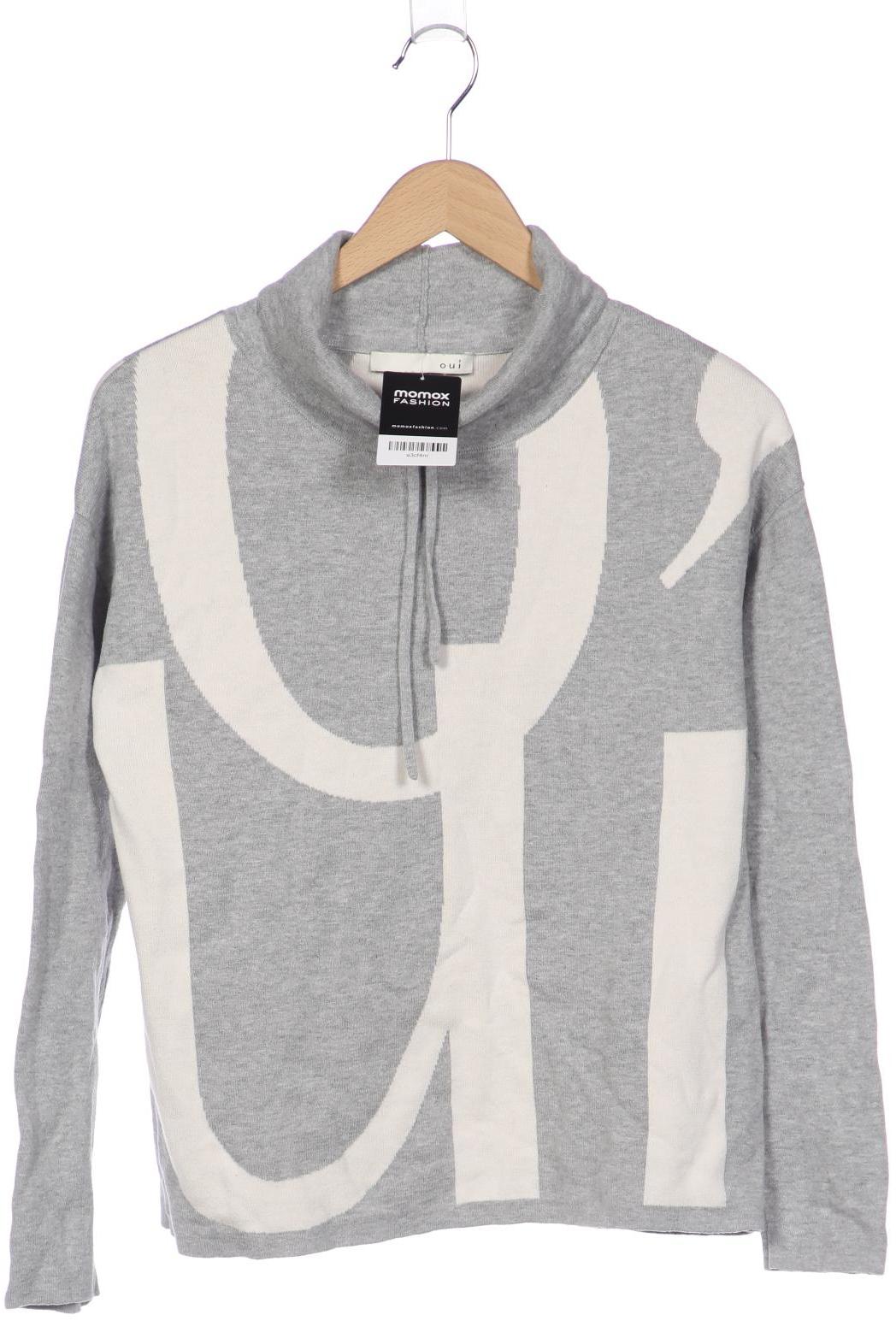 

Oui Damen Pullover, grau