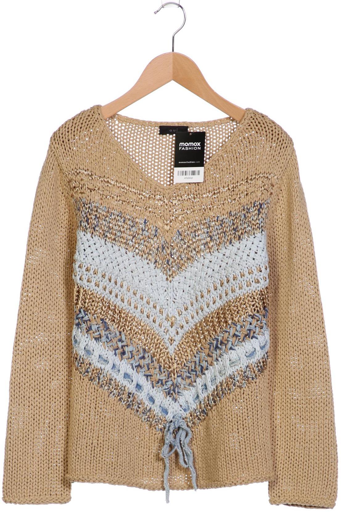 

Oui Damen Pullover, beige, Gr. 36