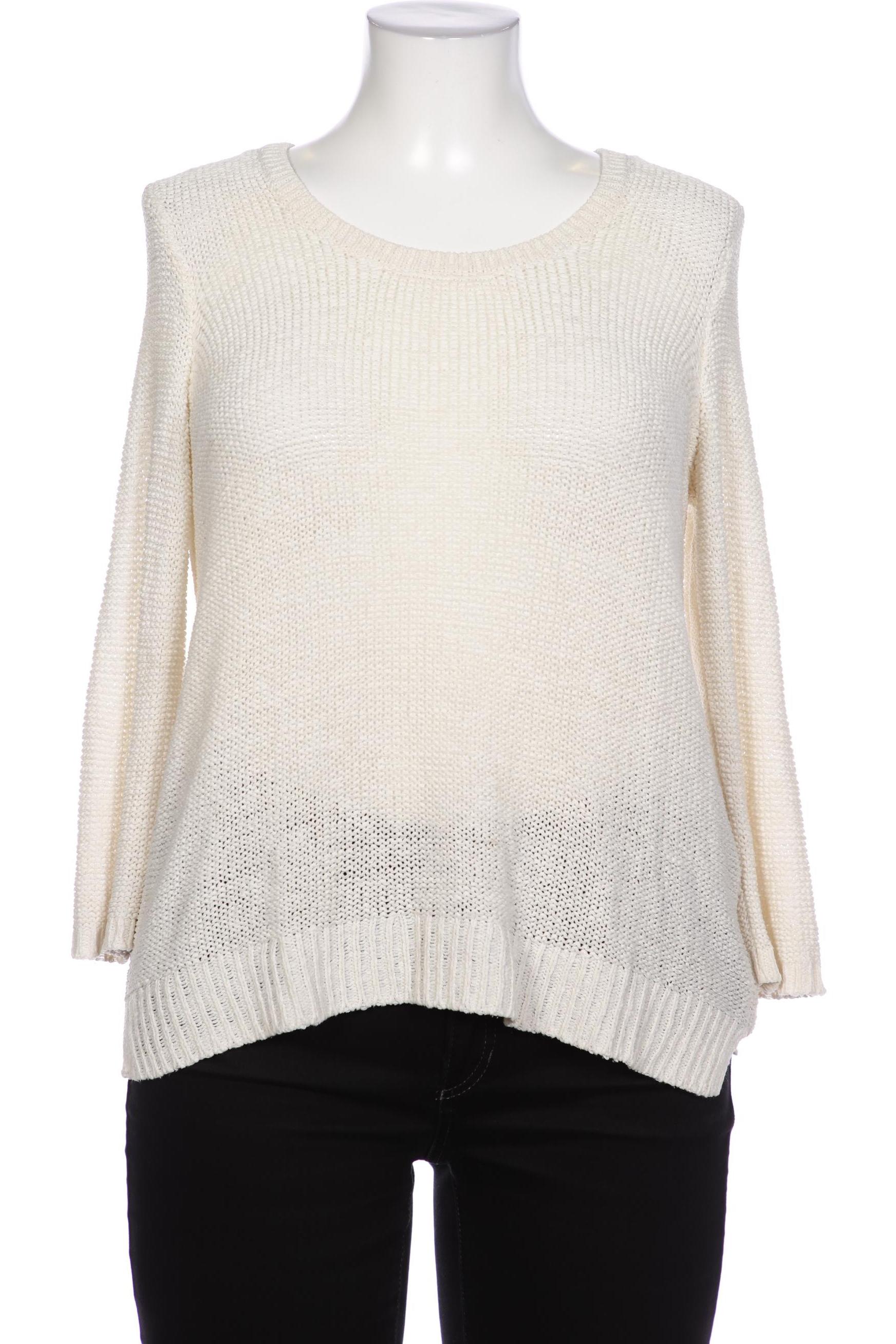 

Oui Damen Pullover, weiß, Gr. 42
