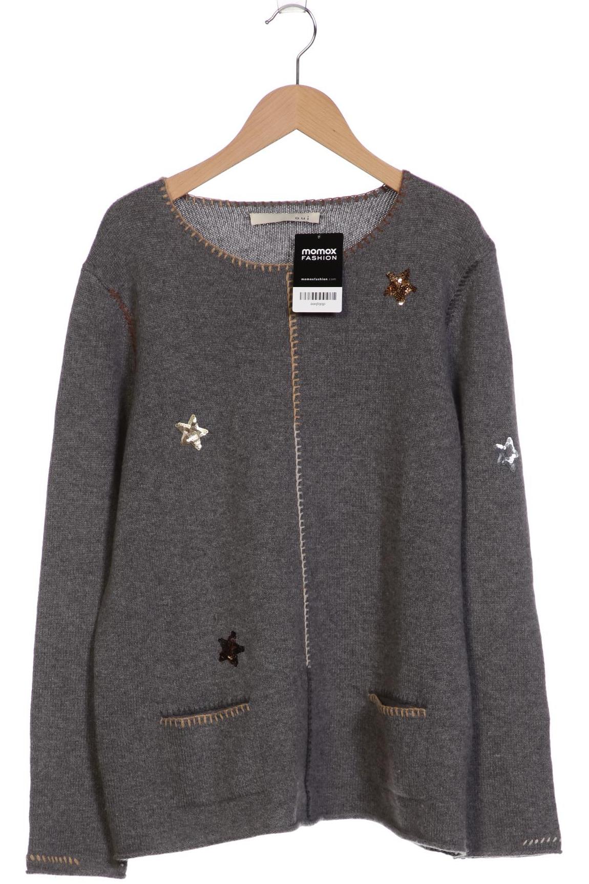 

Oui Damen Pullover, grau, Gr. 42