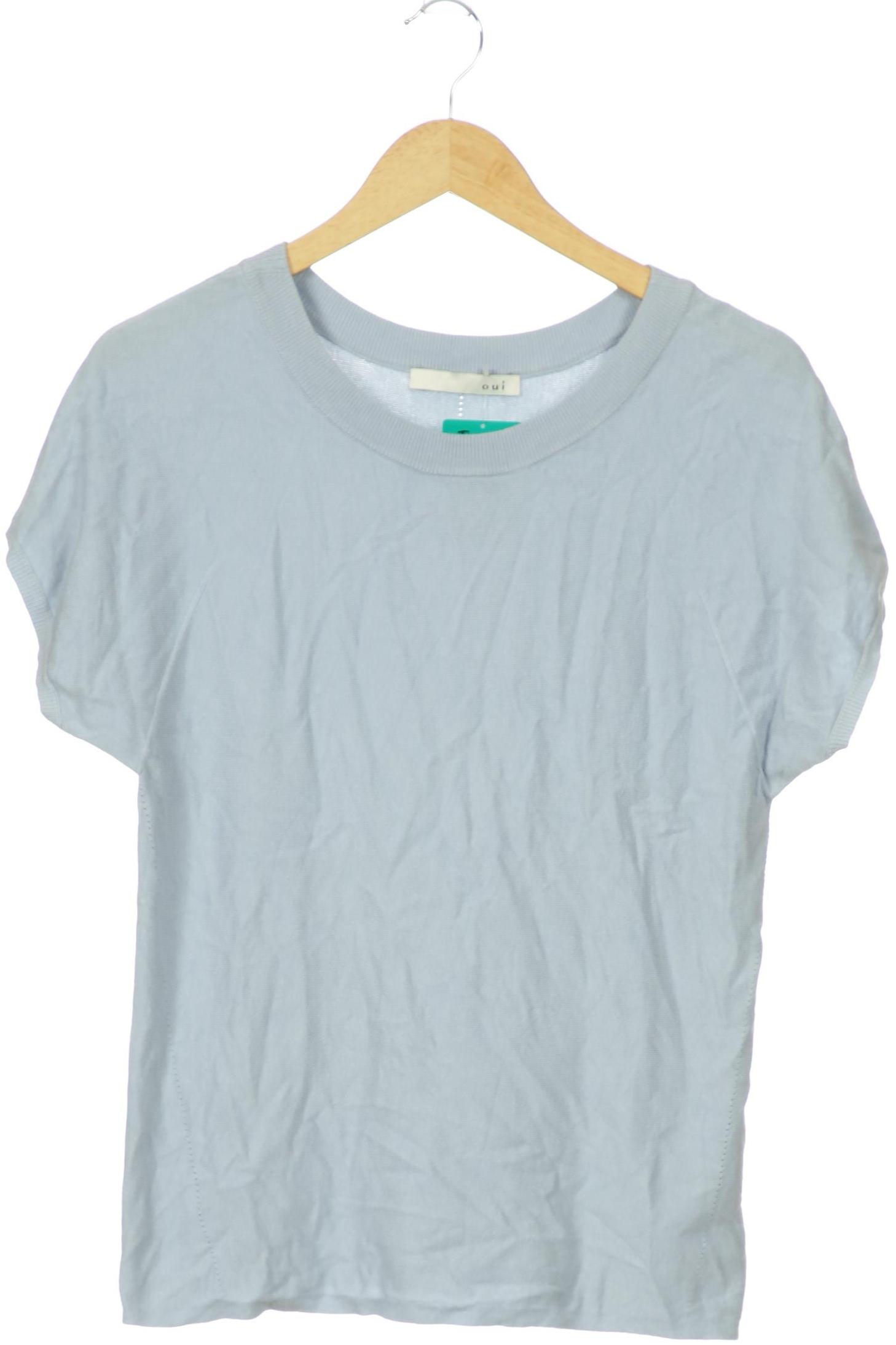 

Oui Damen Pullover, blau, Gr. 36