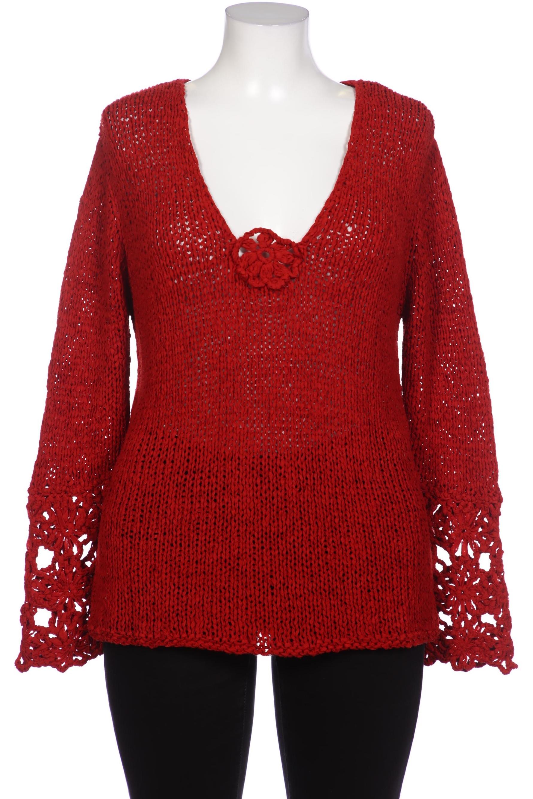 

Oui Damen Pullover, rot, Gr. 44