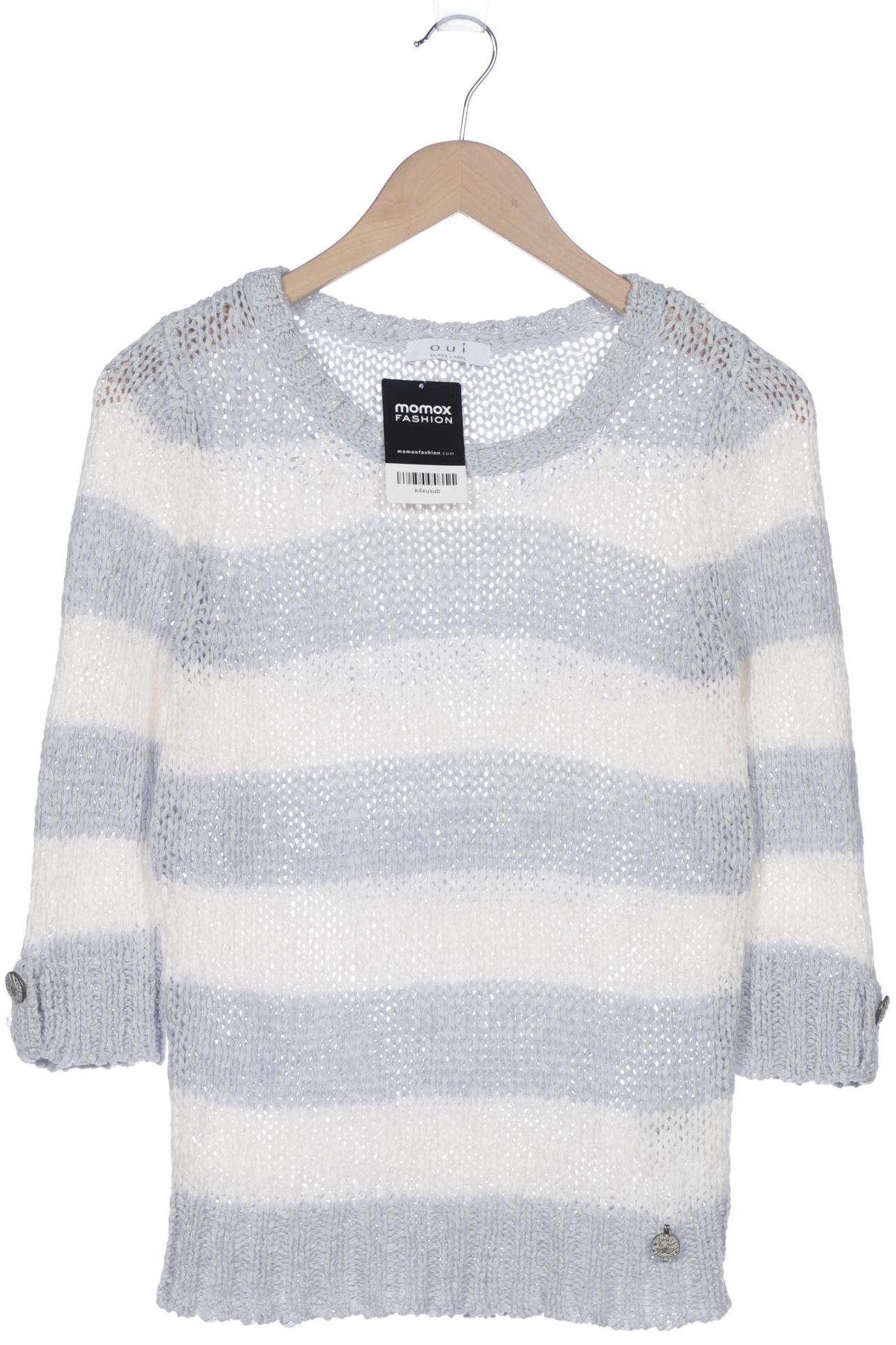 

Oui Damen Pullover, blau, Gr. 38