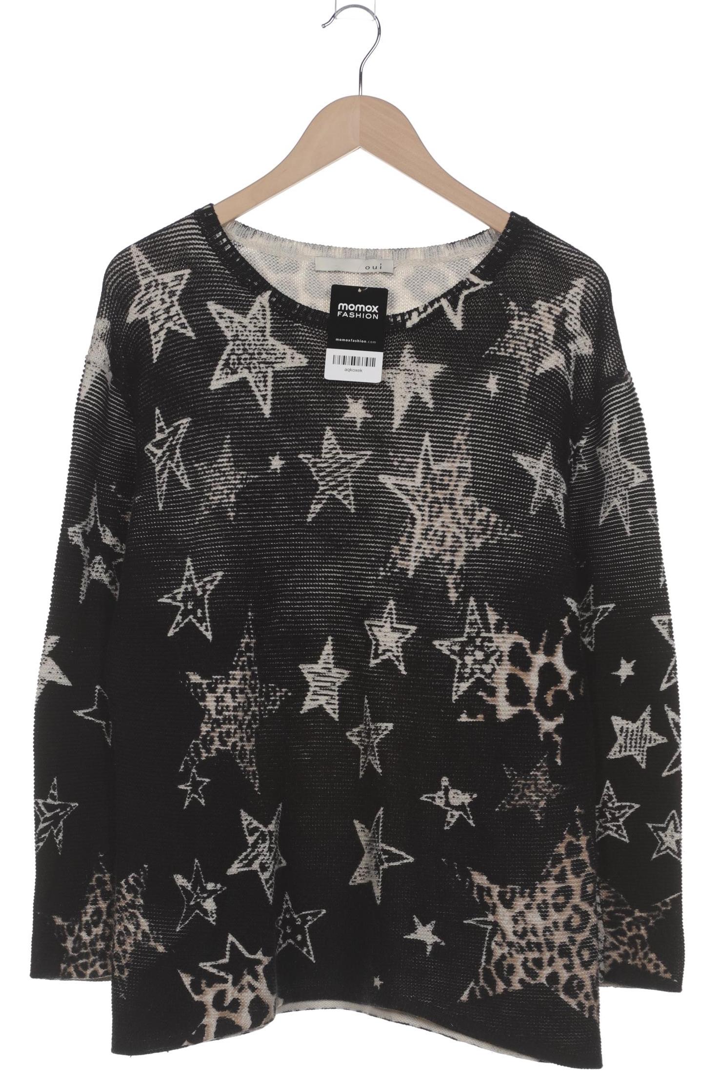 

Oui Damen Pullover, schwarz, Gr. 38