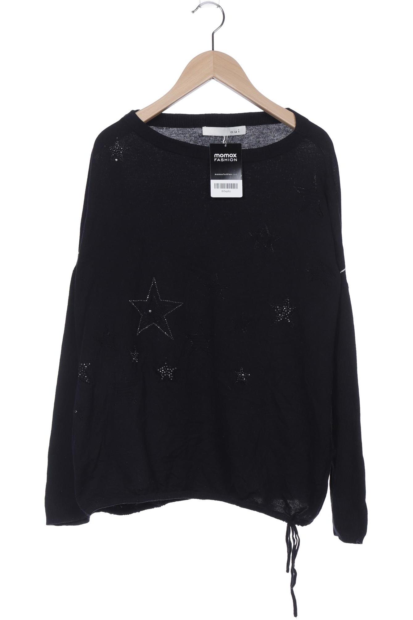 

Oui Damen Pullover, schwarz, Gr. 42
