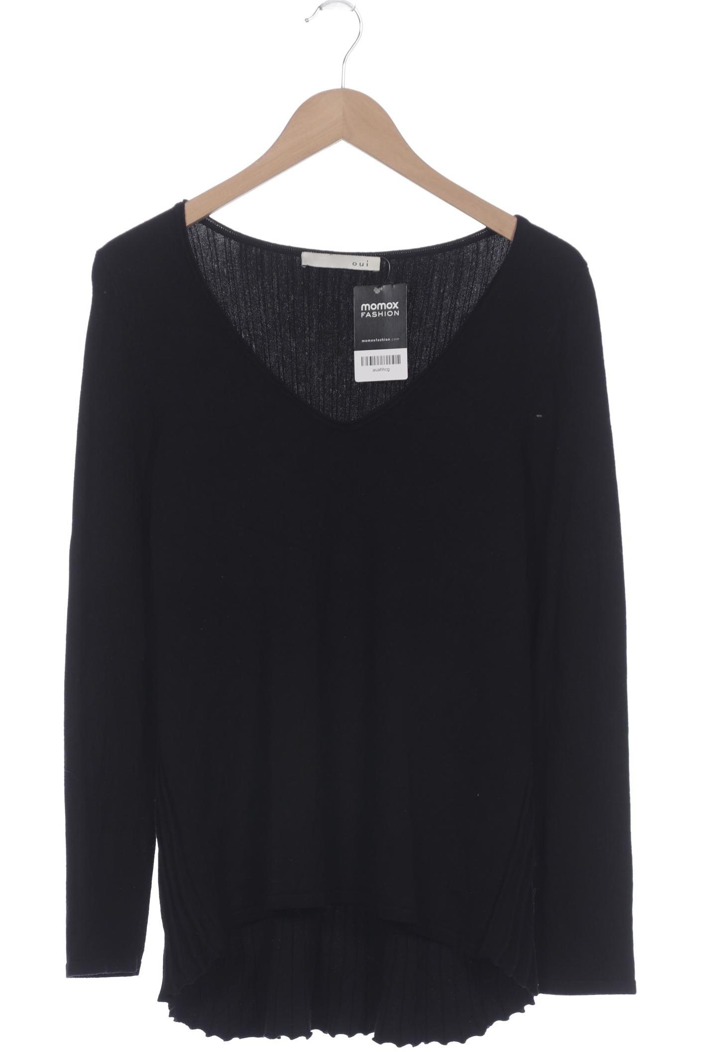 Thumbnail - Oui Damen Pullover, schwarz, Gr. 36