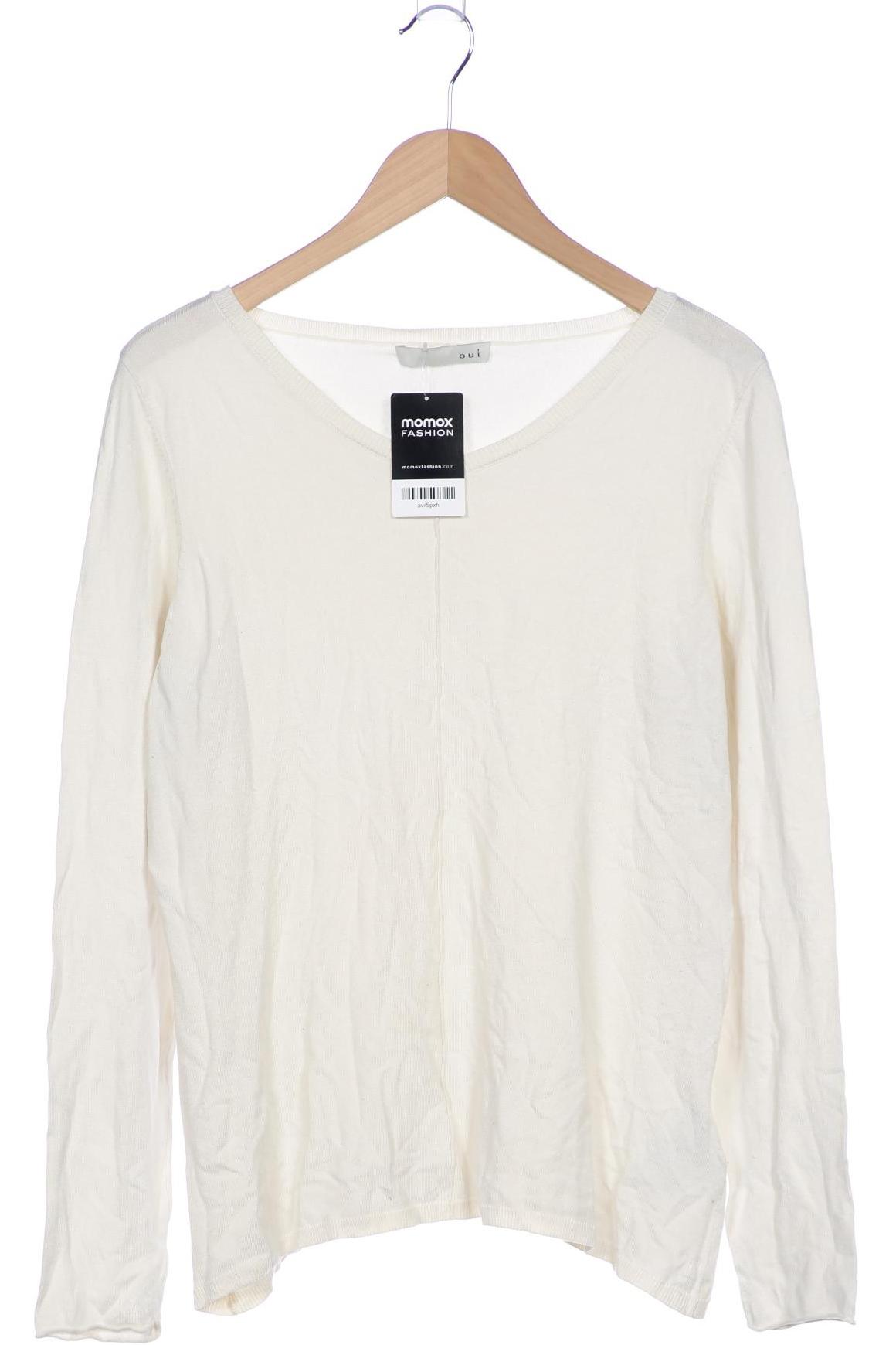 

Oui Damen Pullover, cremeweiß, Gr. 44