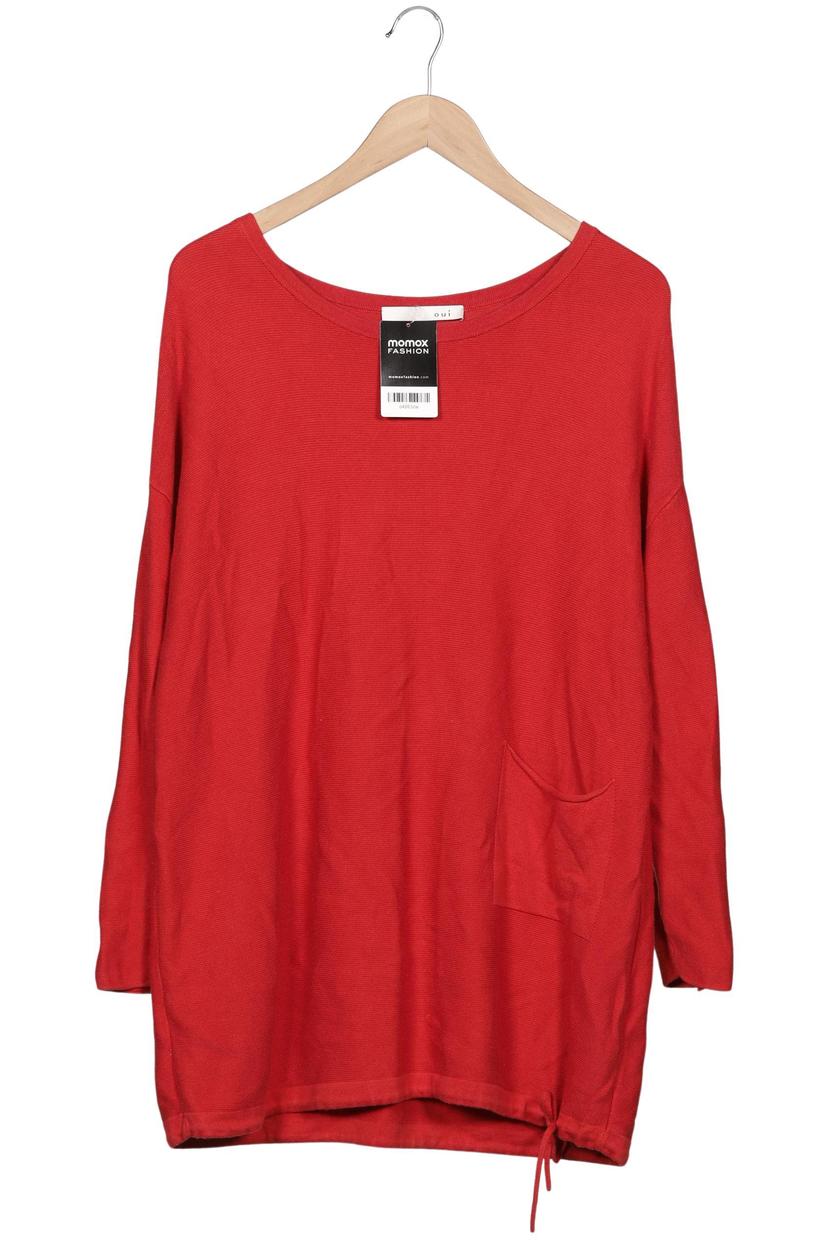 

Oui Damen Pullover, rot, Gr. 46