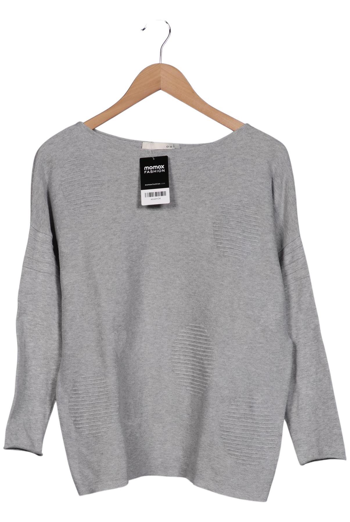

Oui Damen Pullover, grau, Gr. 38