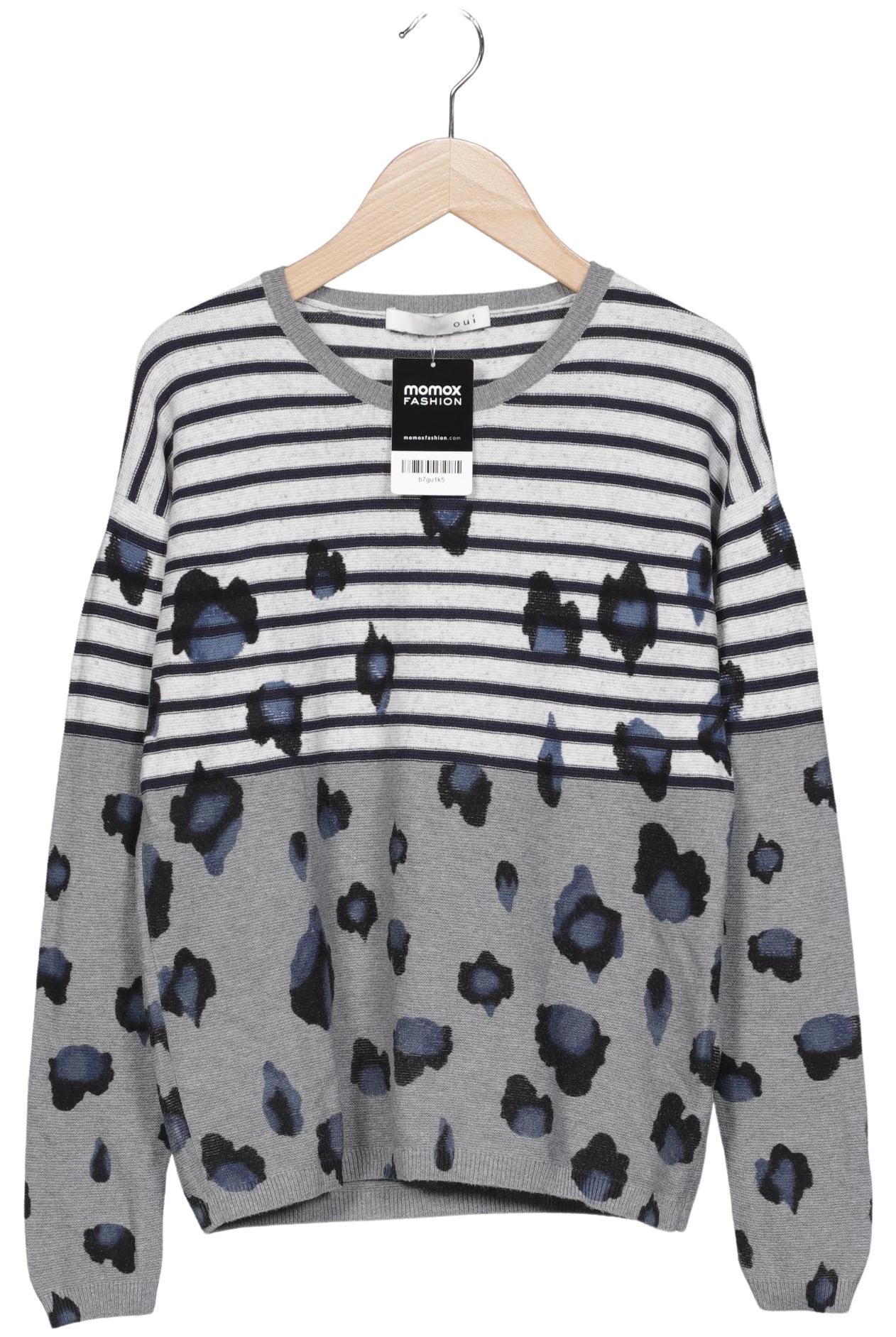 

Oui Damen Pullover, grau, Gr. 34