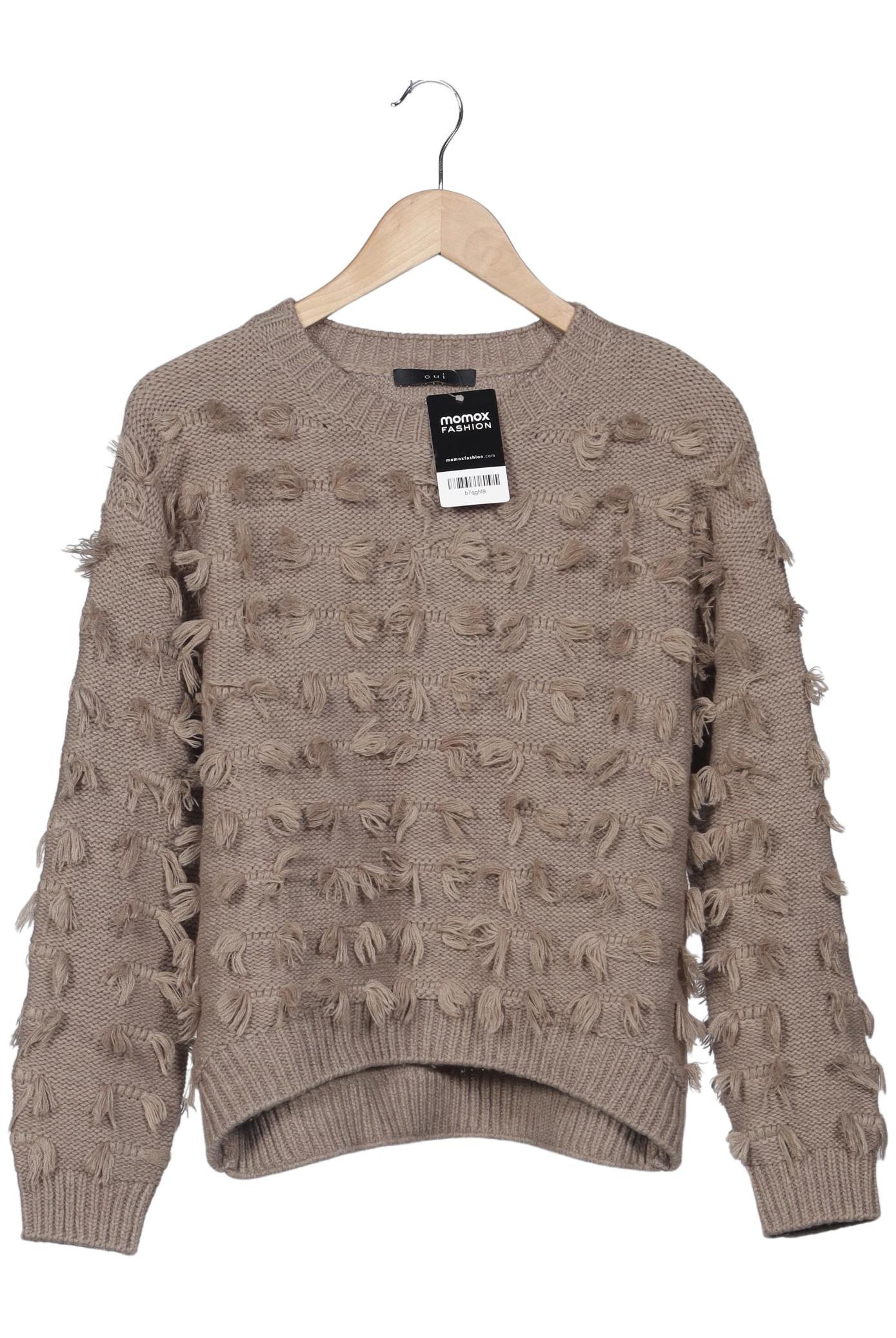 

Oui Damen Pullover, braun, Gr. 34