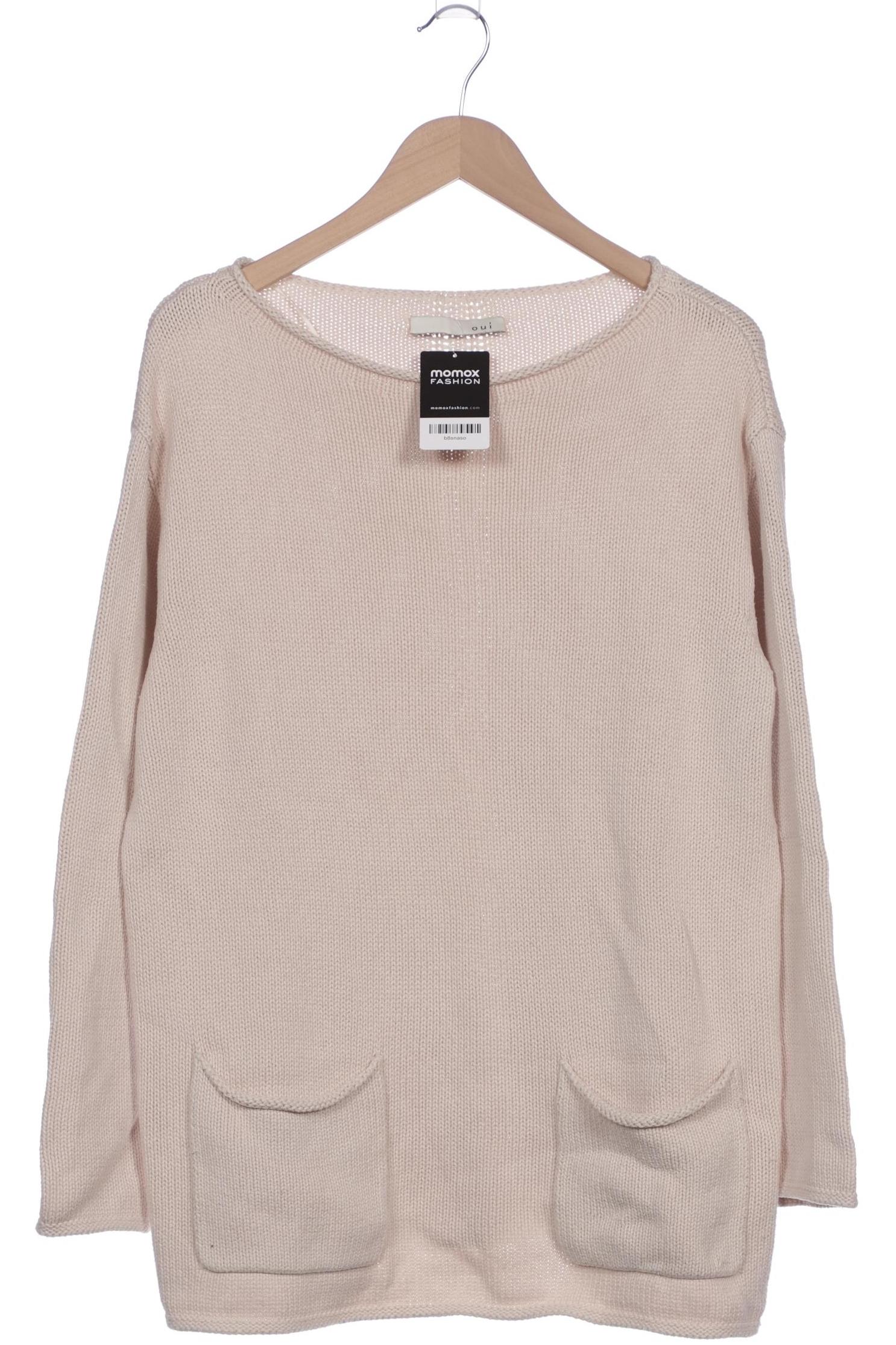 

Oui Damen Pullover, cremeweiß, Gr. 44