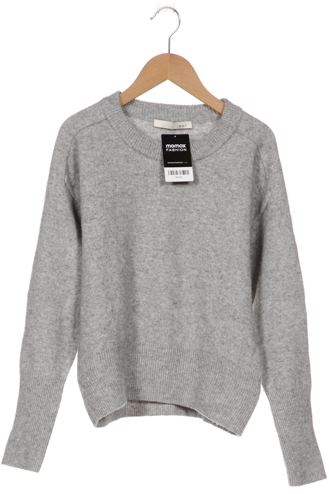 

Oui Damen Pullover, grau