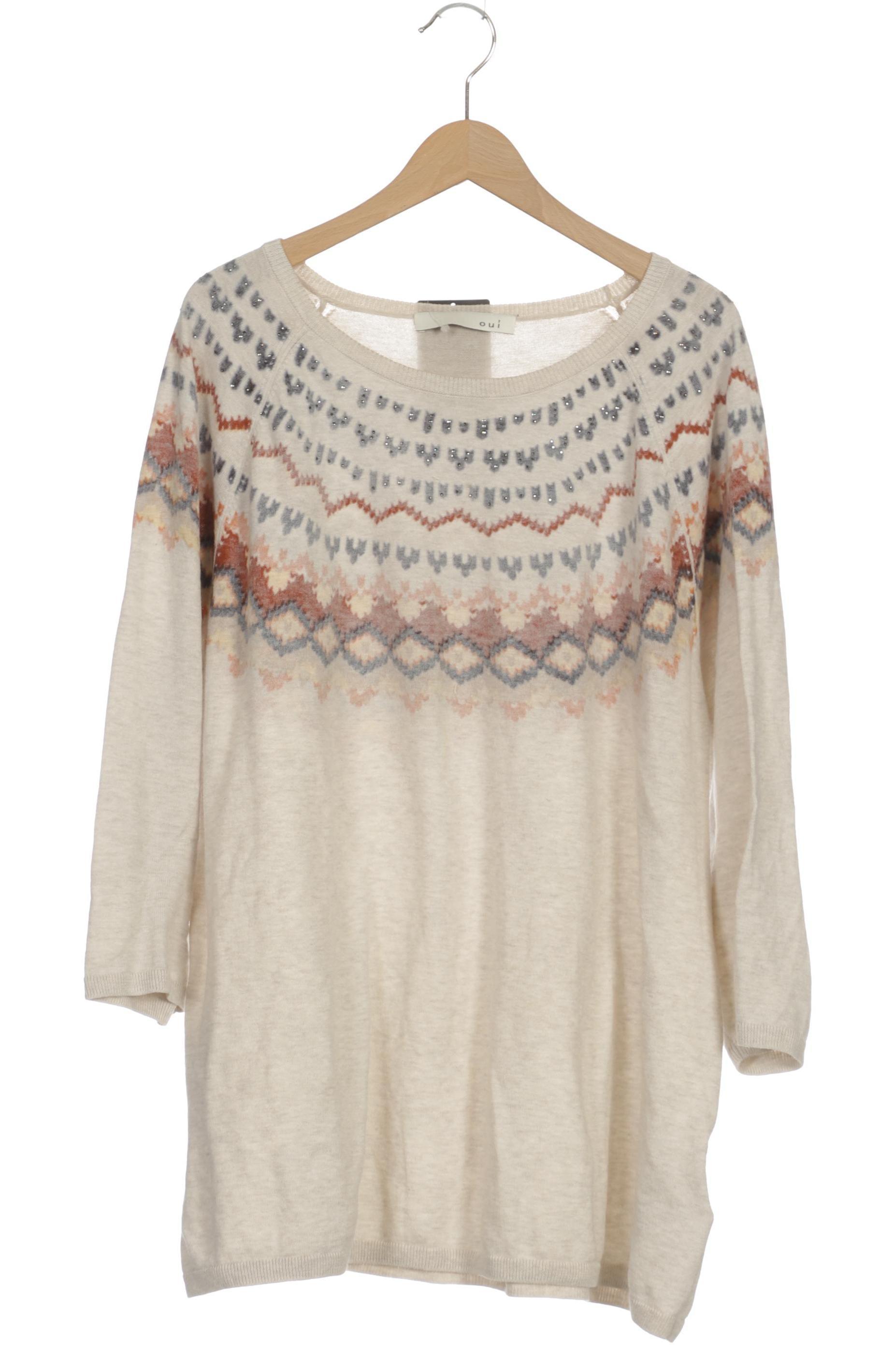 

Oui Damen Pullover, beige, Gr. 46
