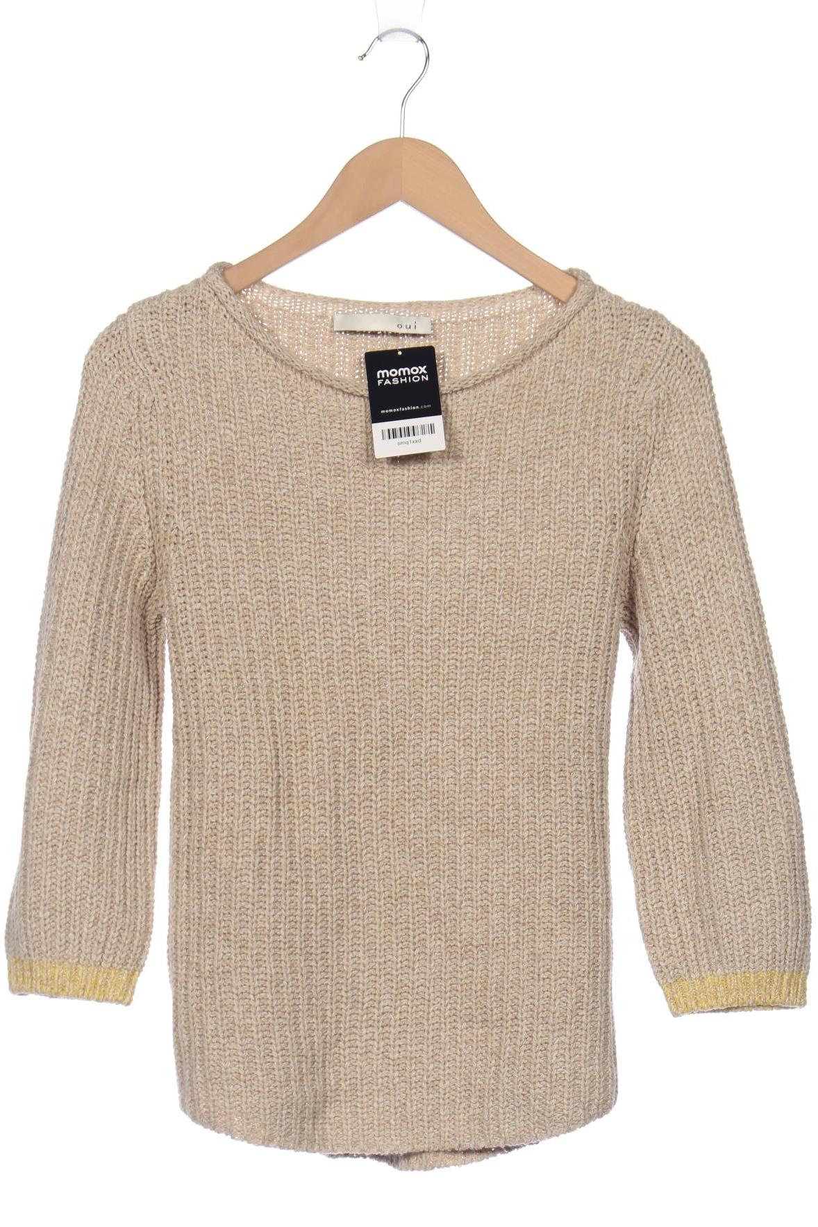 

Oui Damen Pullover, beige, Gr. 34
