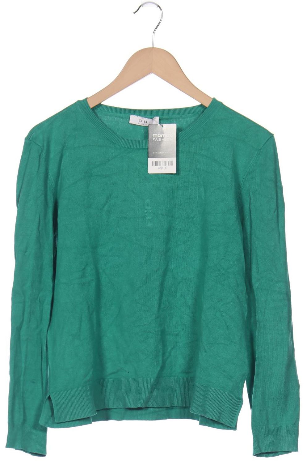 

Oui Damen Pullover, grün, Gr. 38