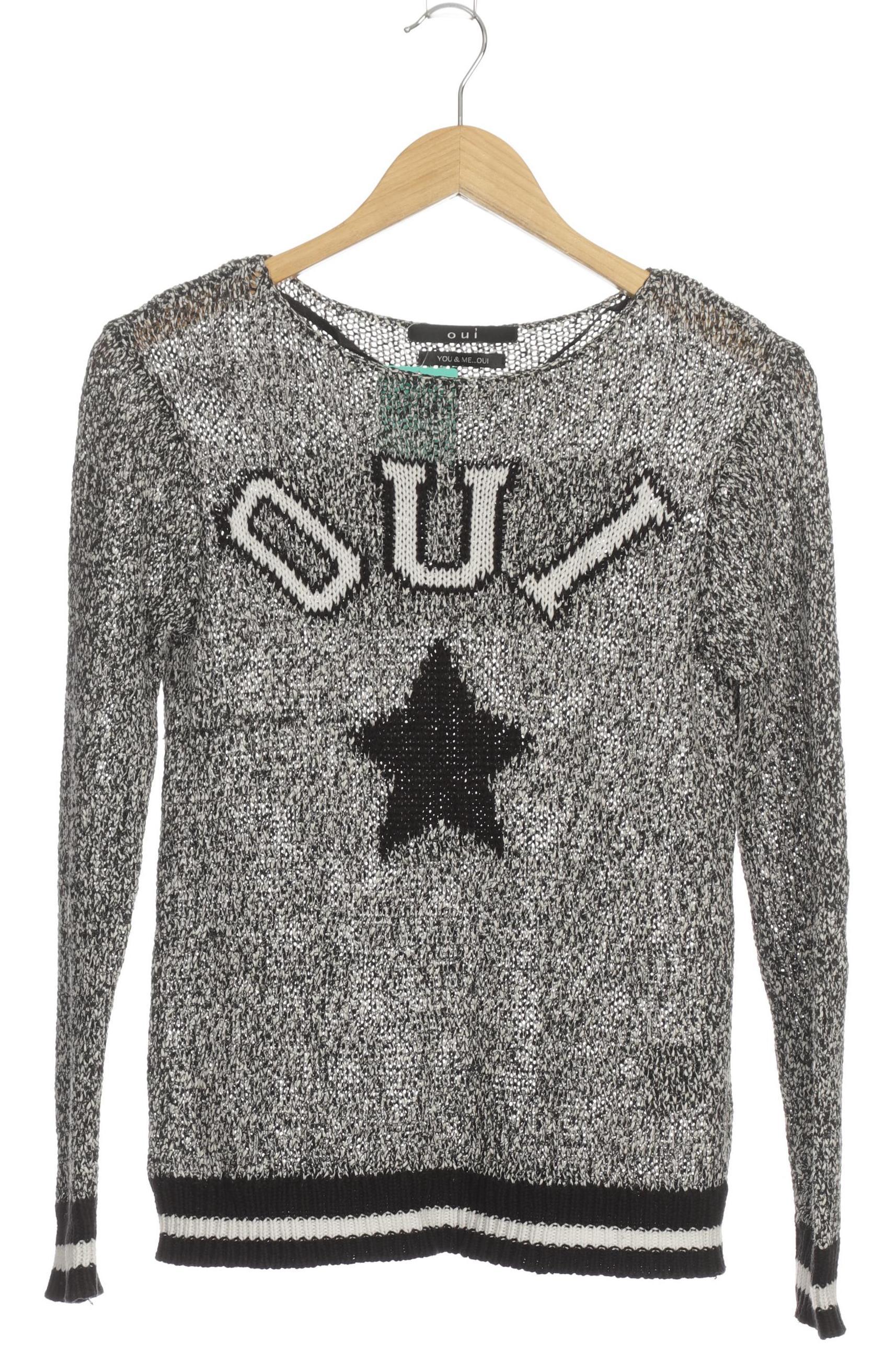 

Oui Damen Pullover, schwarz, Gr. 36