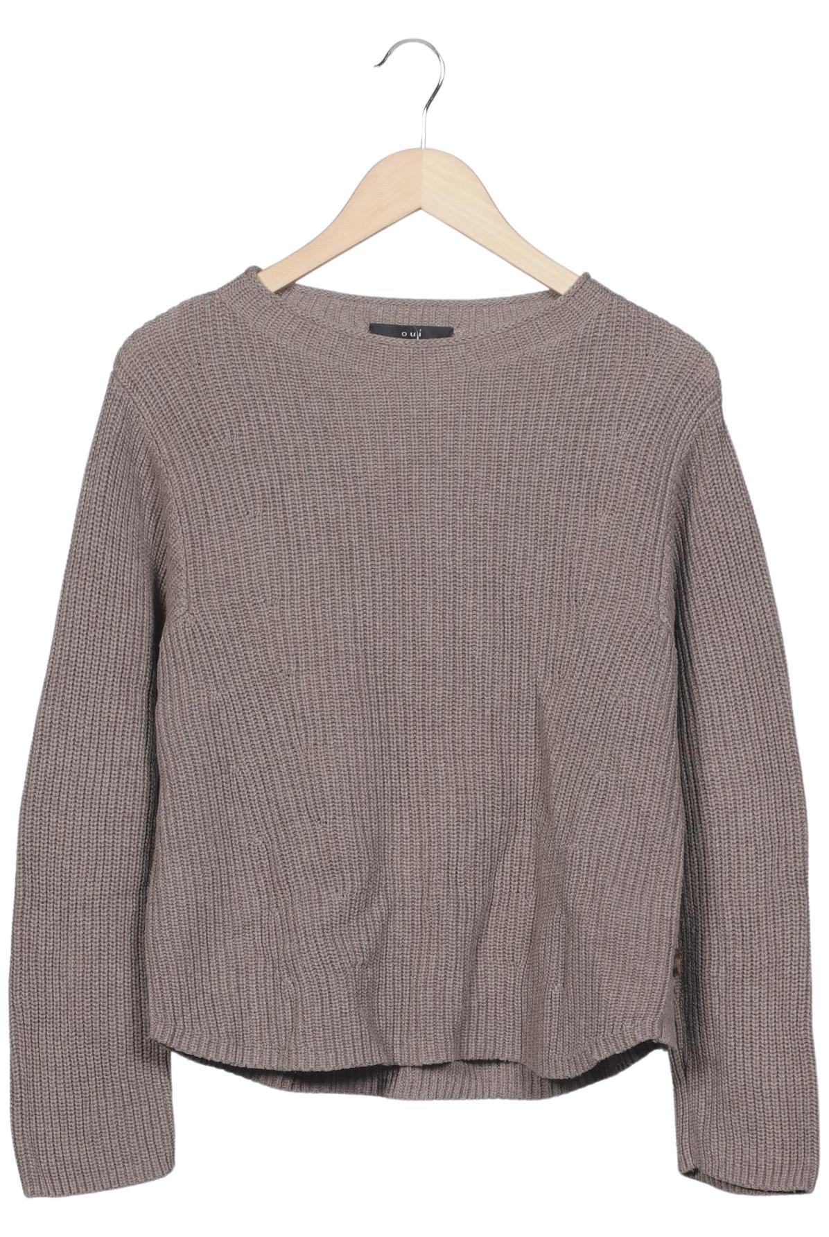 

Oui Damen Pullover, grau, Gr. 38