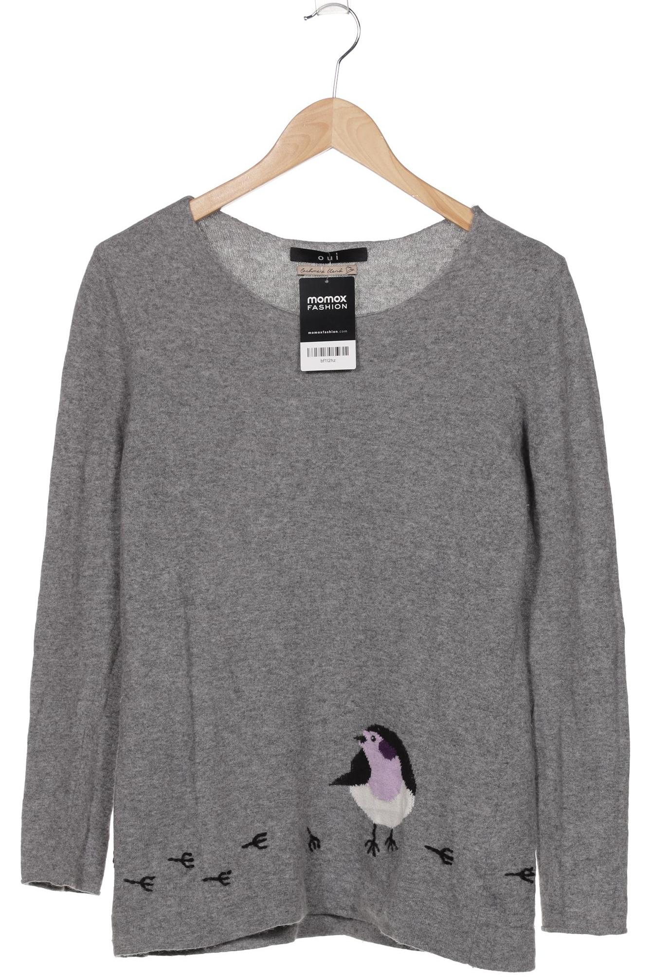 

Oui Damen Pullover, grau, Gr. 40