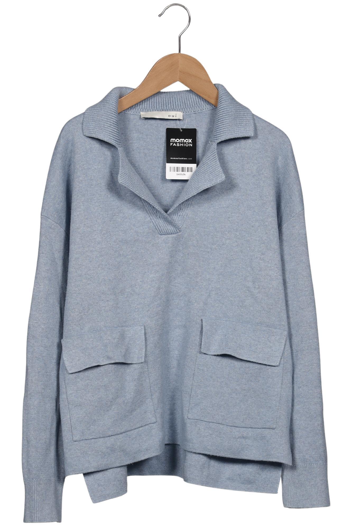 

Oui Damen Pullover, hellblau, Gr. 36
