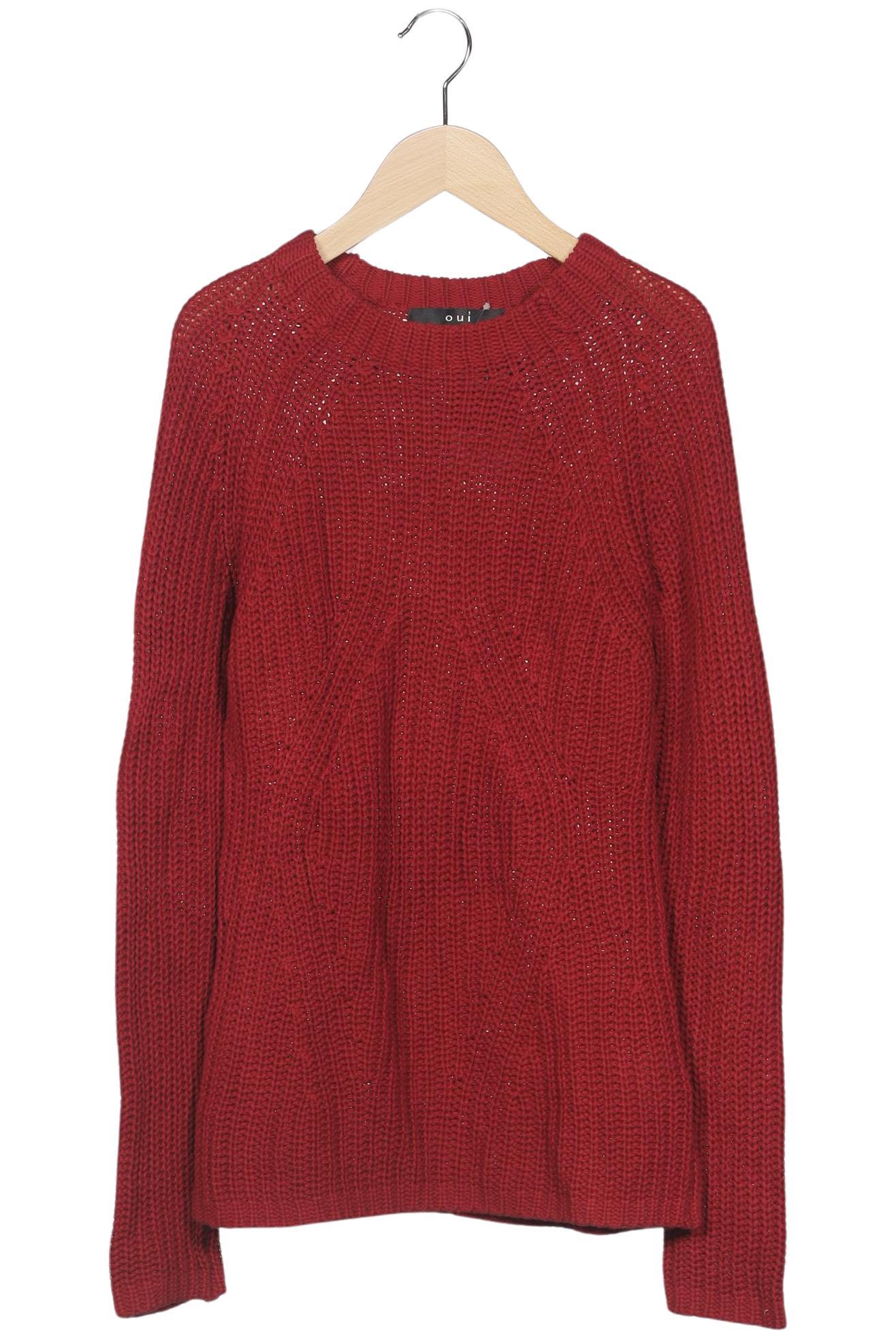 

Oui Damen Pullover, rot, Gr. 38