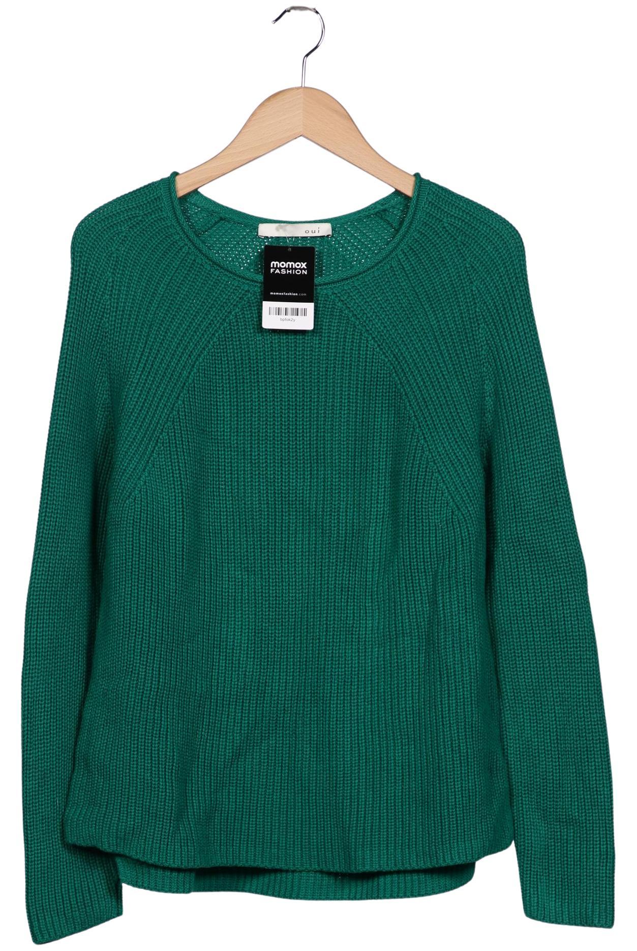 

Oui Damen Pullover, grün, Gr. 42
