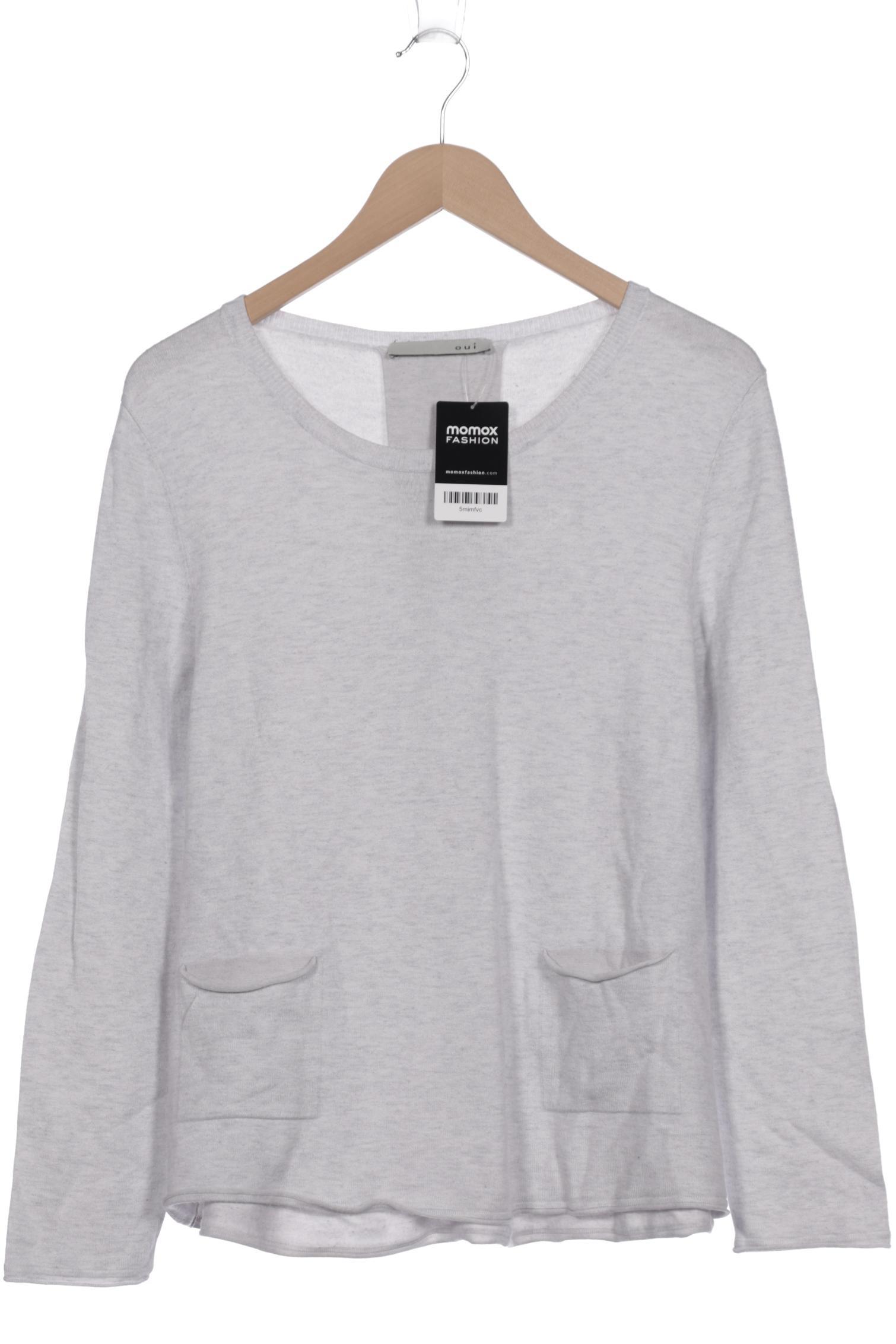 

Oui Damen Pullover, grau, Gr. 42