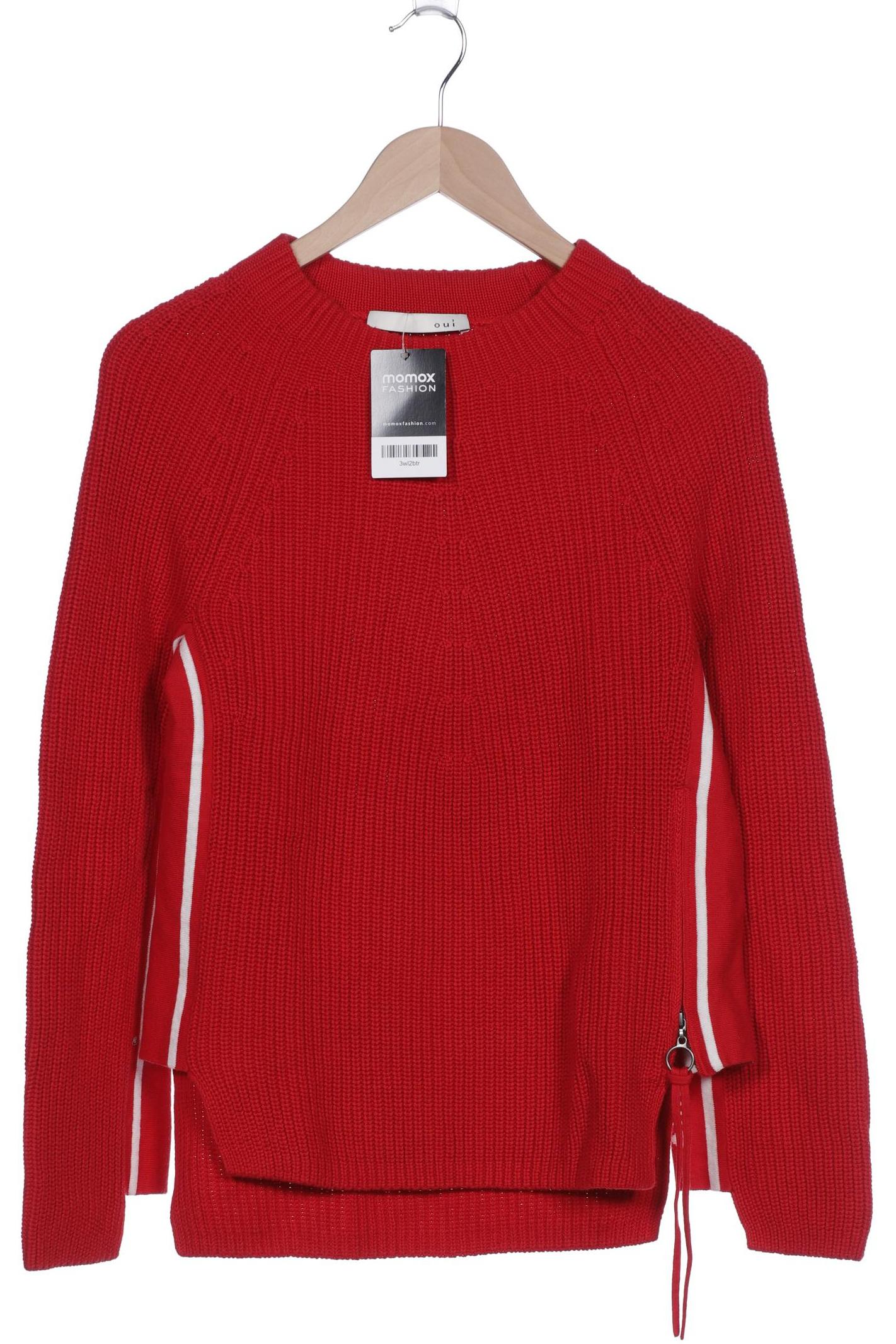

Oui Damen Pullover, rot, Gr. 34