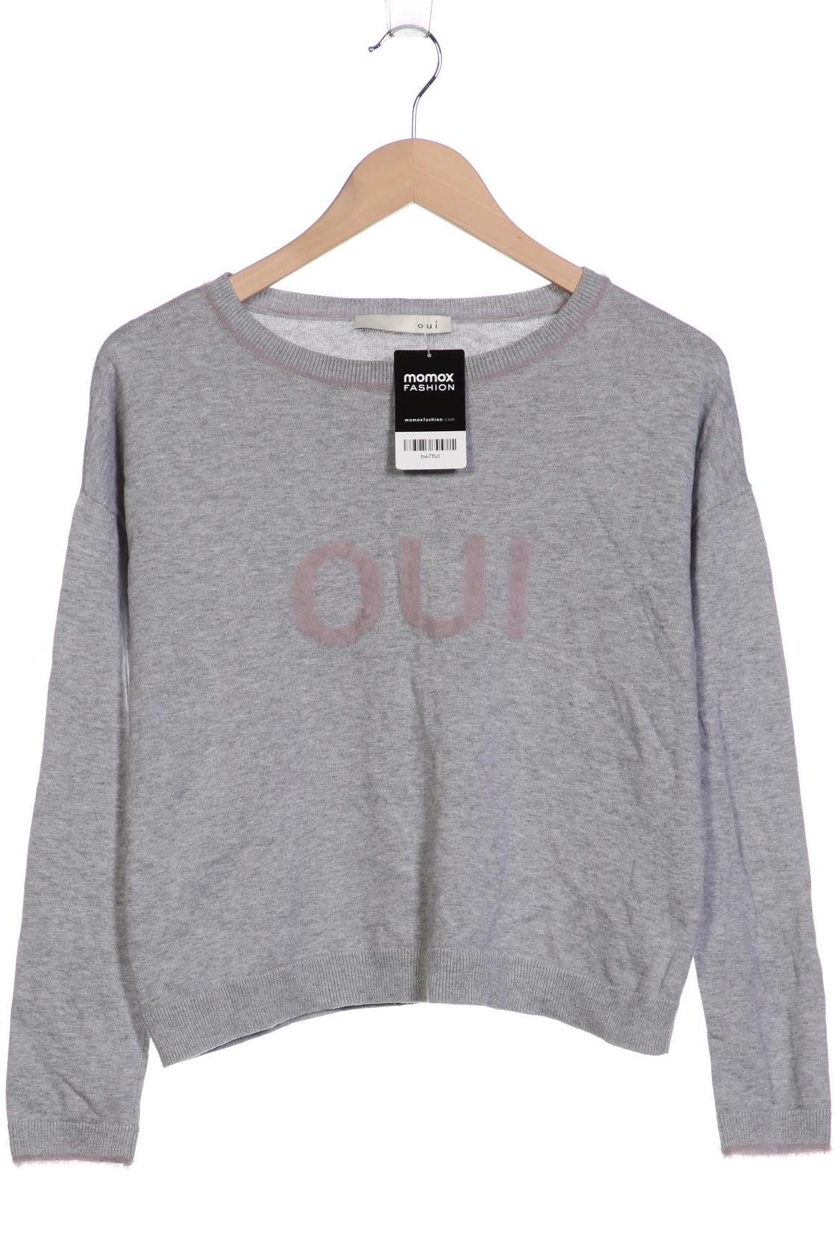 

Oui Damen Pullover, grau, Gr. 36