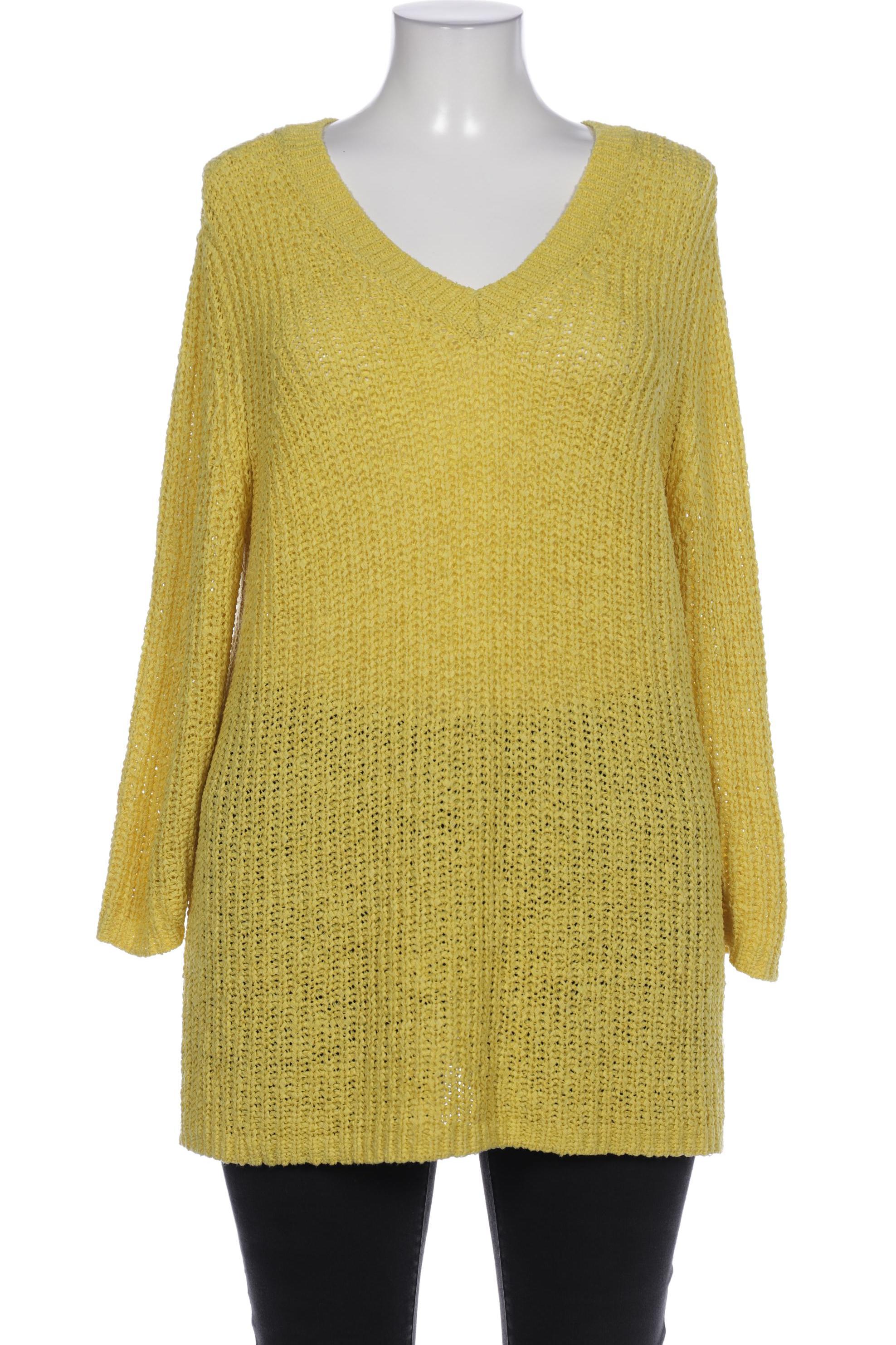 

Oui Damen Pullover, gelb, Gr. 44