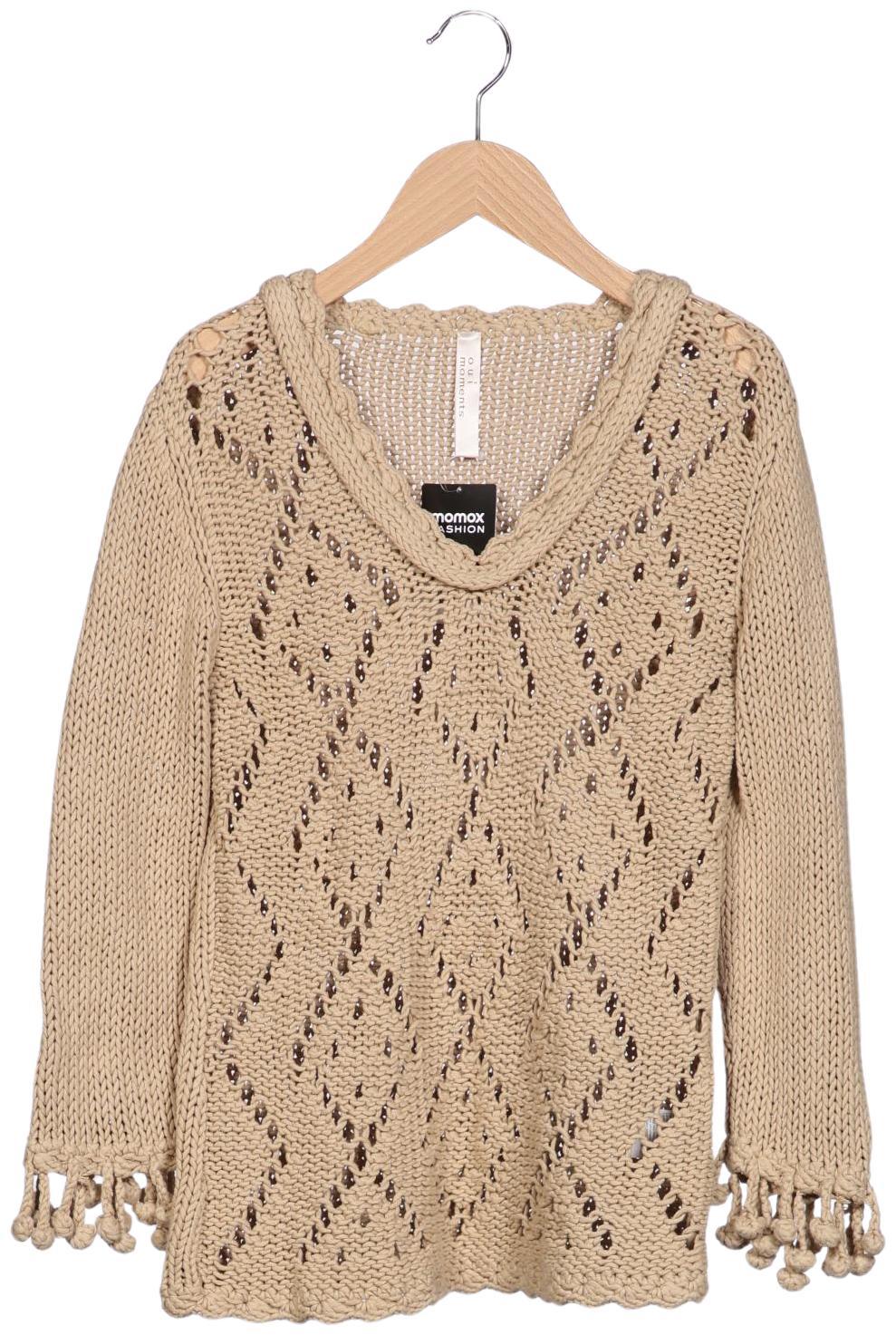 

Oui Damen Pullover, beige, Gr. 38