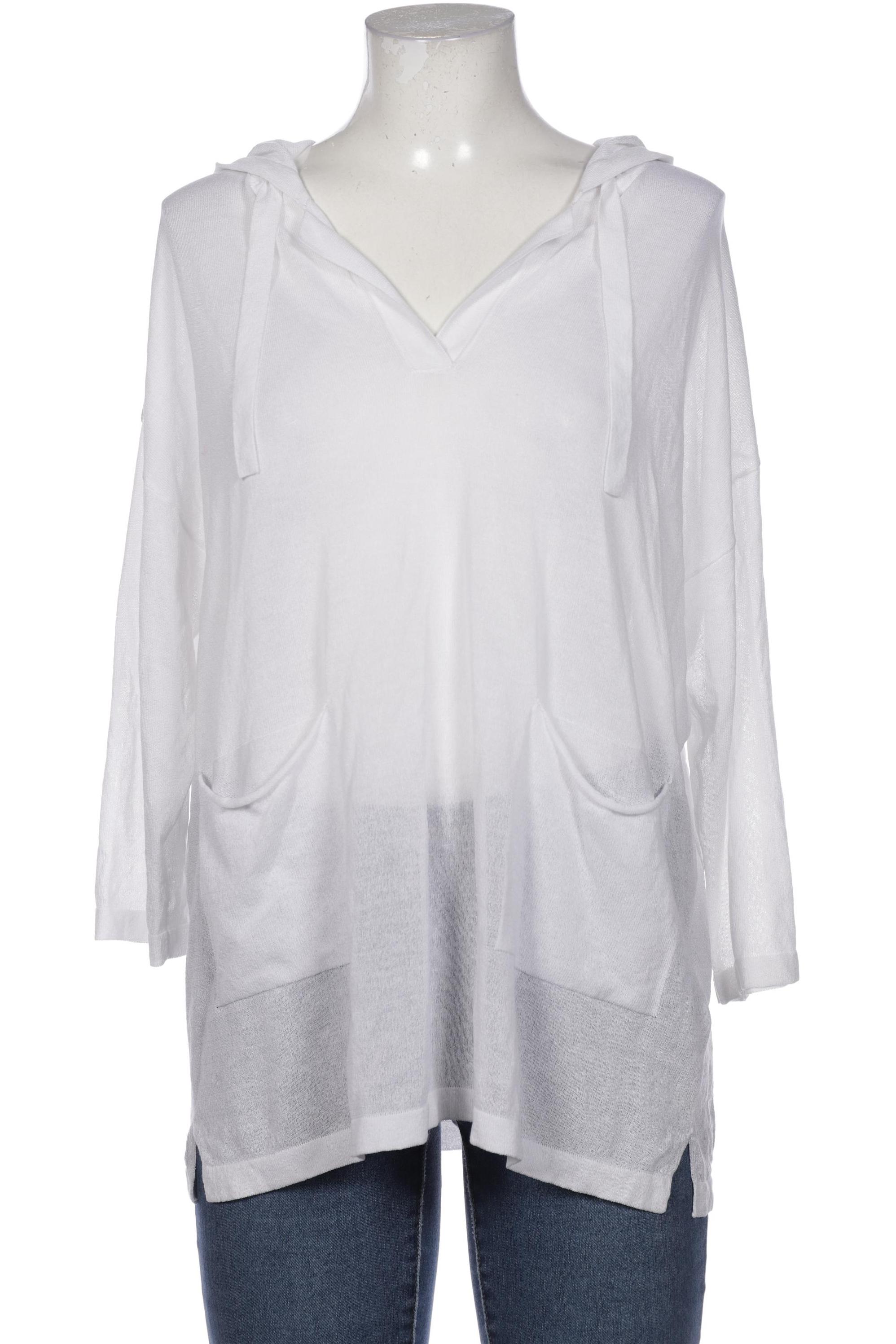 

Oui Damen Pullover, weiß, Gr. 44
