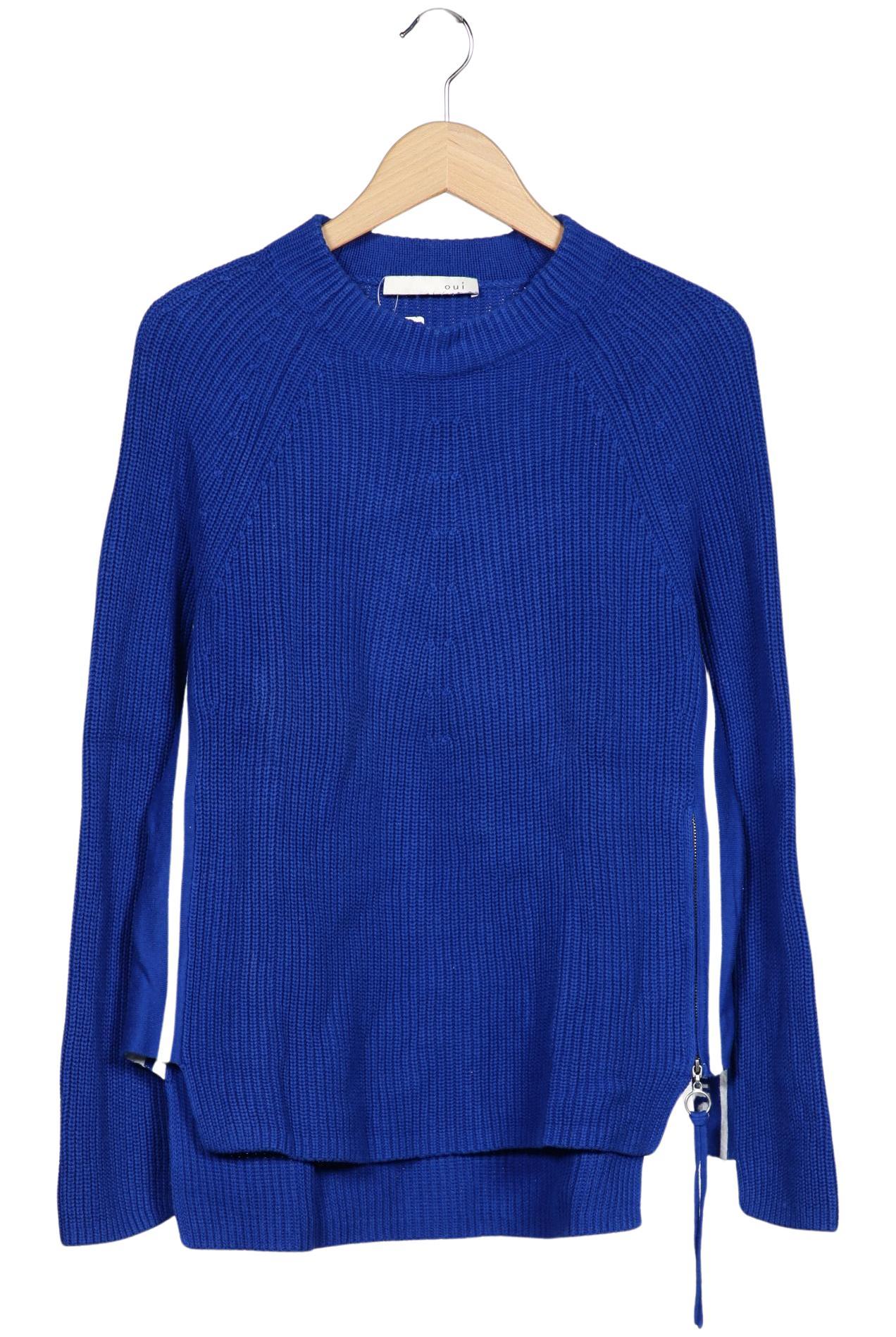 

Oui Damen Pullover, blau, Gr. 42