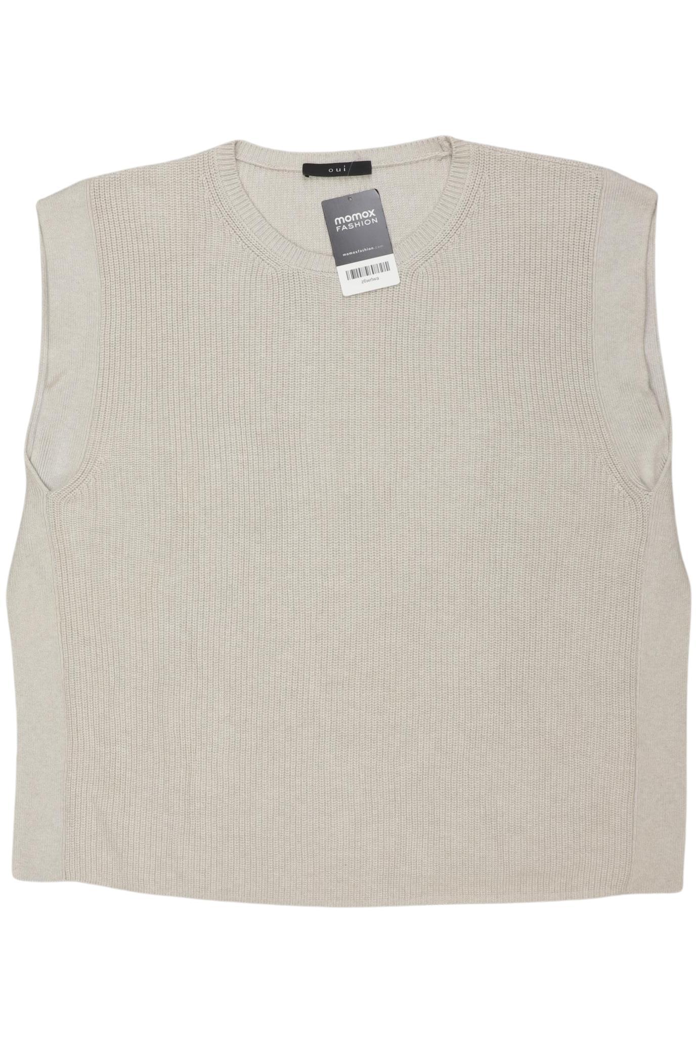 

Oui Damen Pullover, beige, Gr. 44