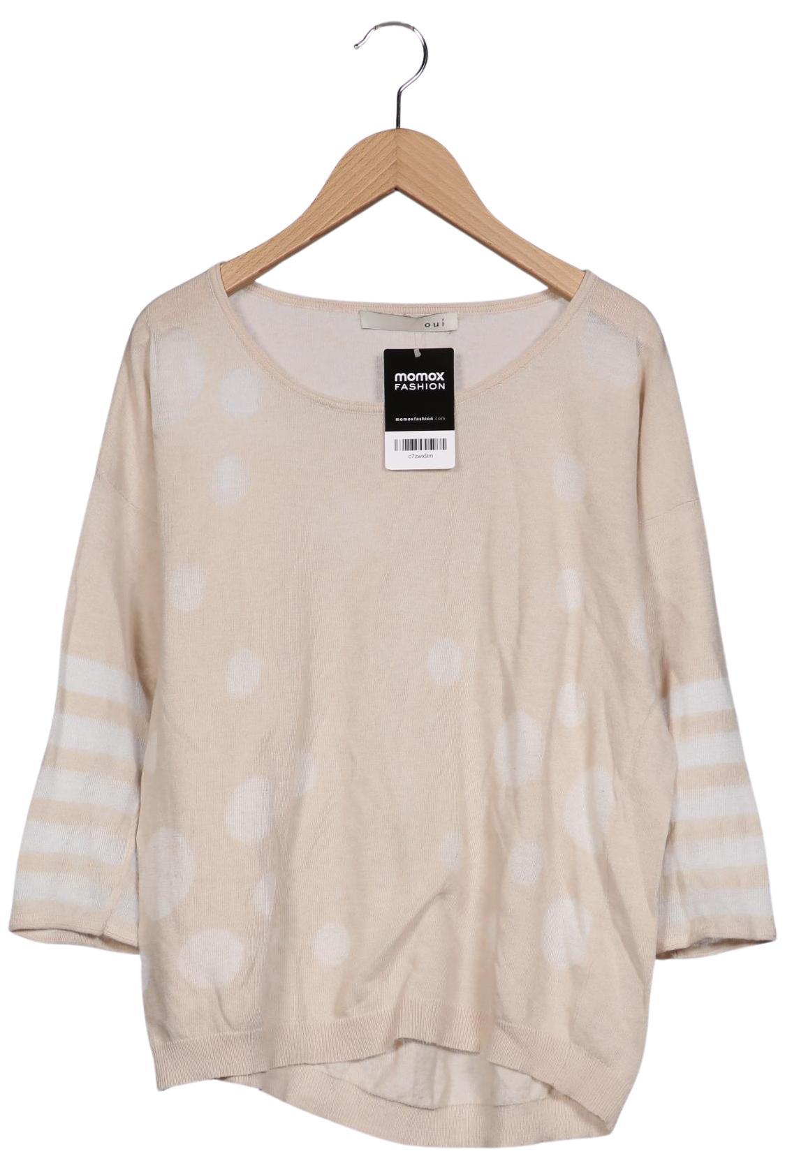 

Oui Damen Pullover, beige, Gr. 42