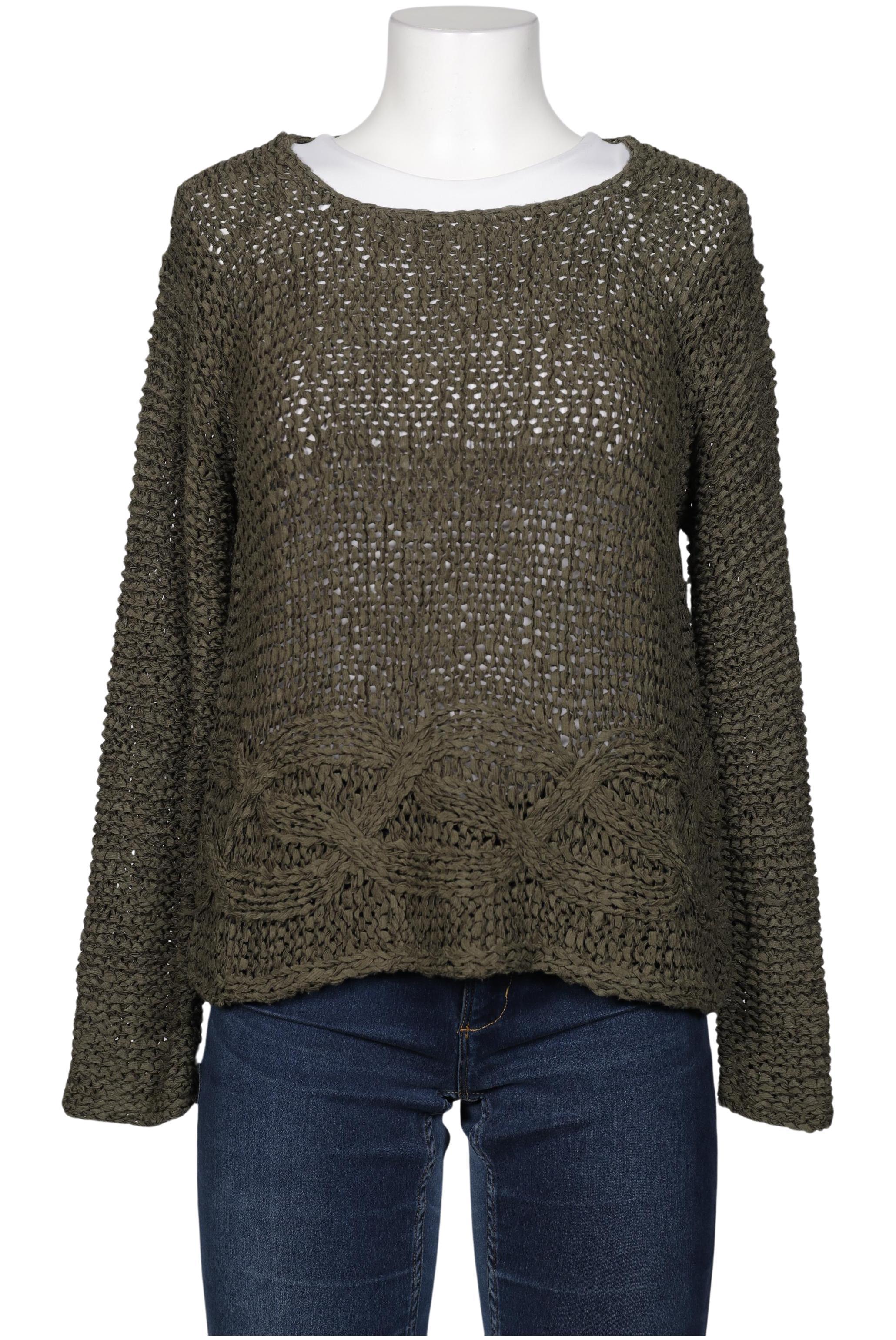 

Oui Damen Pullover, grün, Gr. 42