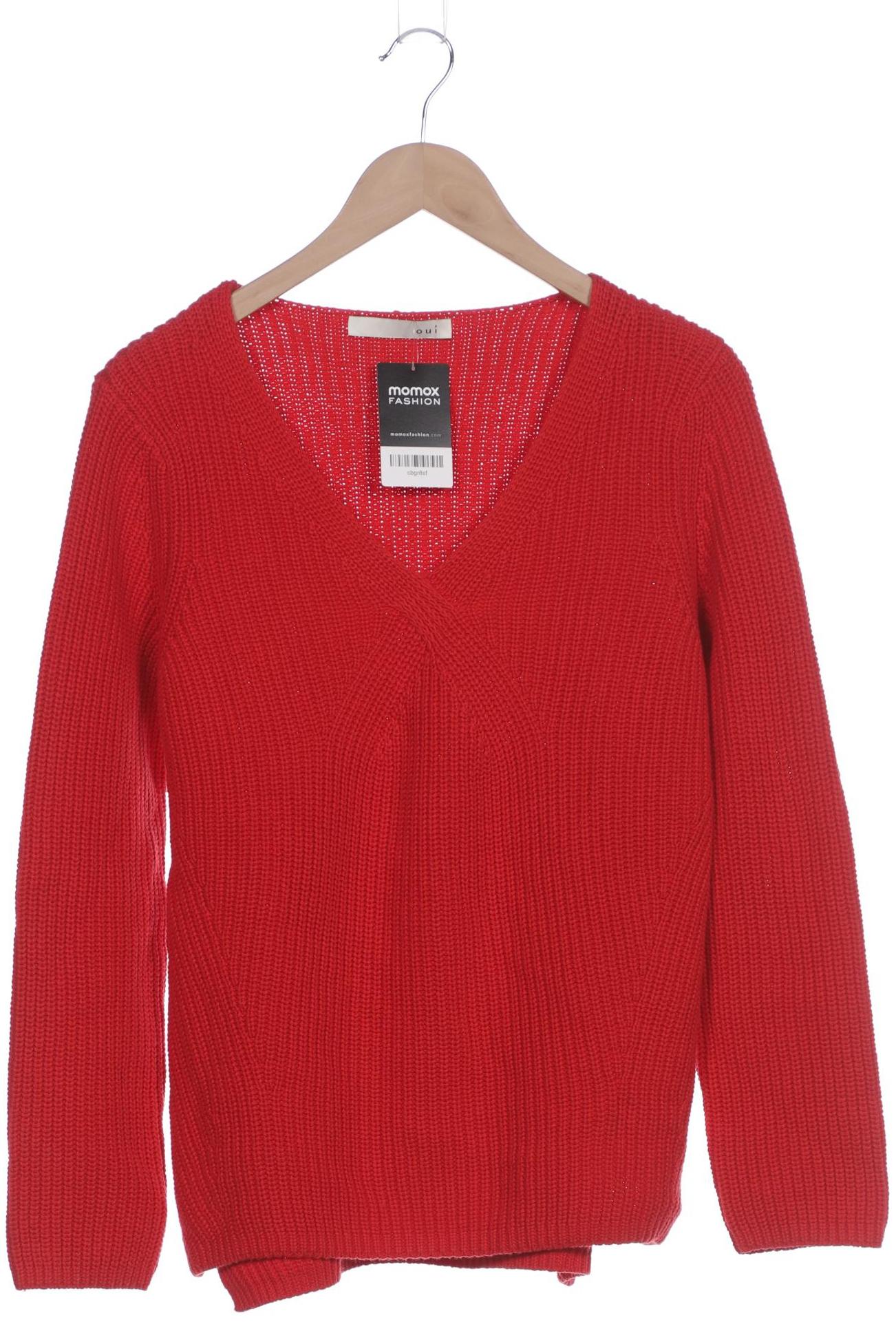

Oui Damen Pullover, rot, Gr. 38