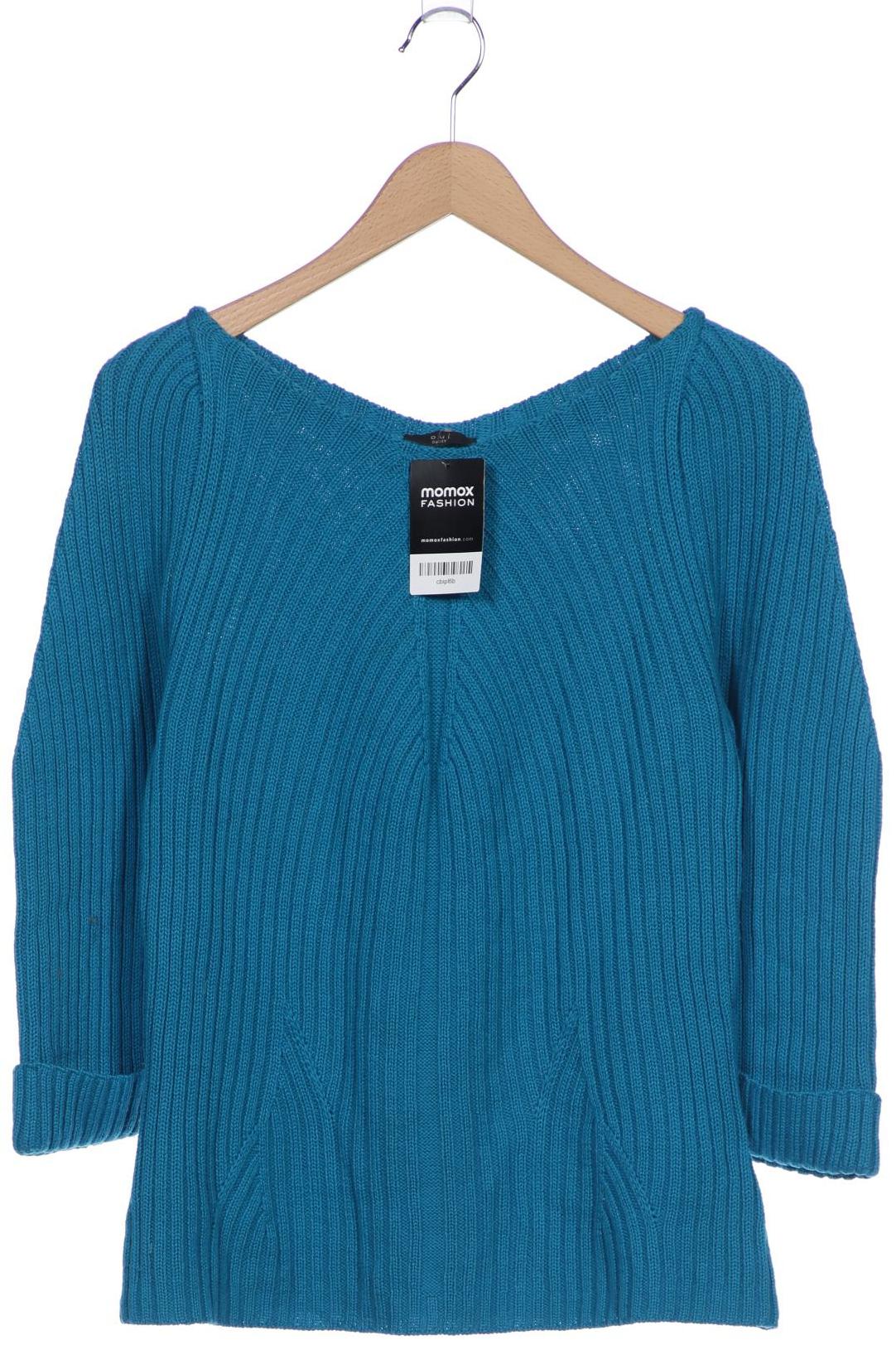 

Oui Damen Pullover, blau, Gr. 38