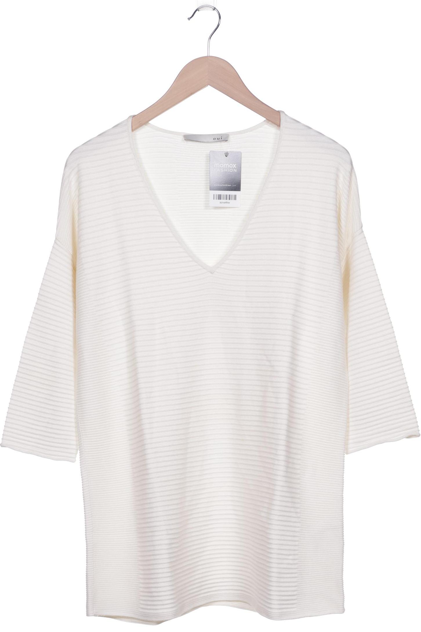 

Oui Damen Pullover, cremeweiß, Gr. 42